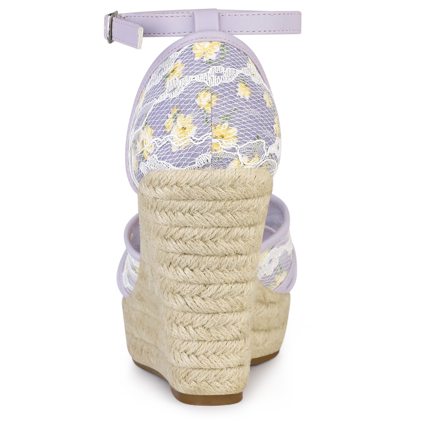 Women's Ankle Strap Espadrille Wedge Heel Sandals