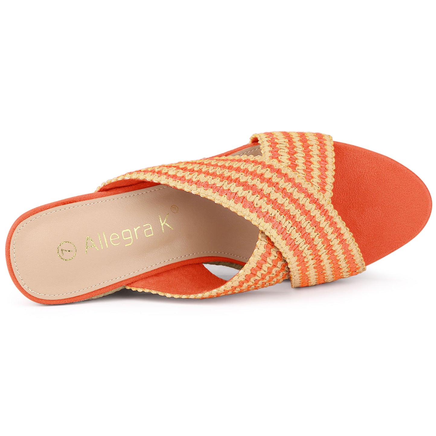Women's Crisscross Strap Platform Wedge Sandals