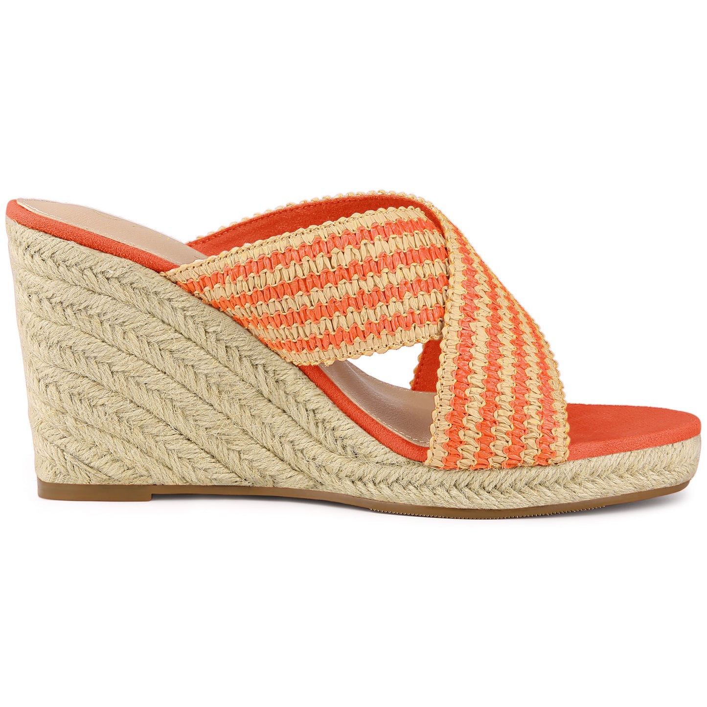 Women's Crisscross Strap Platform Wedge Sandals