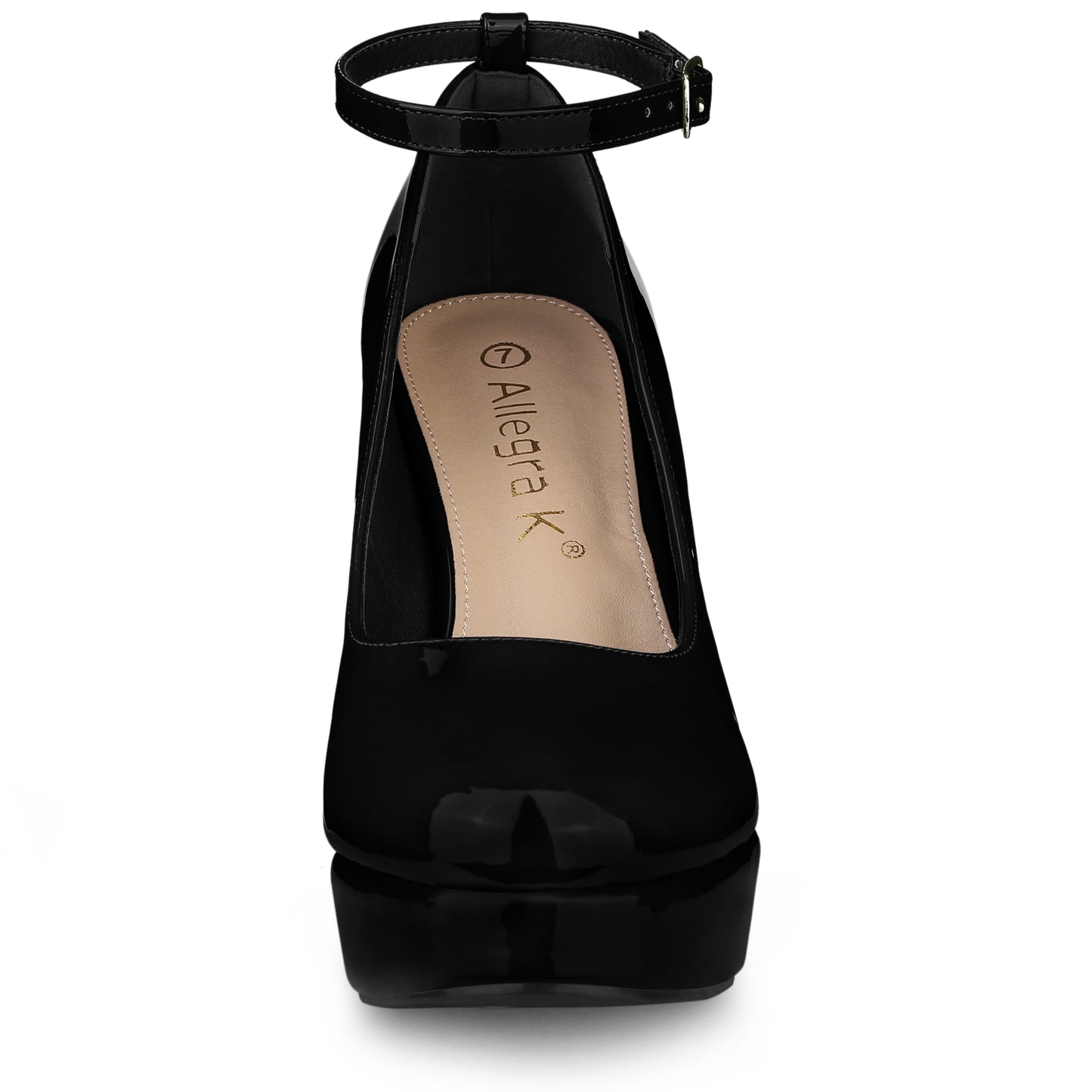 Women's Platform Ankle Strap Chunky Heel Mary Janes Pumps
