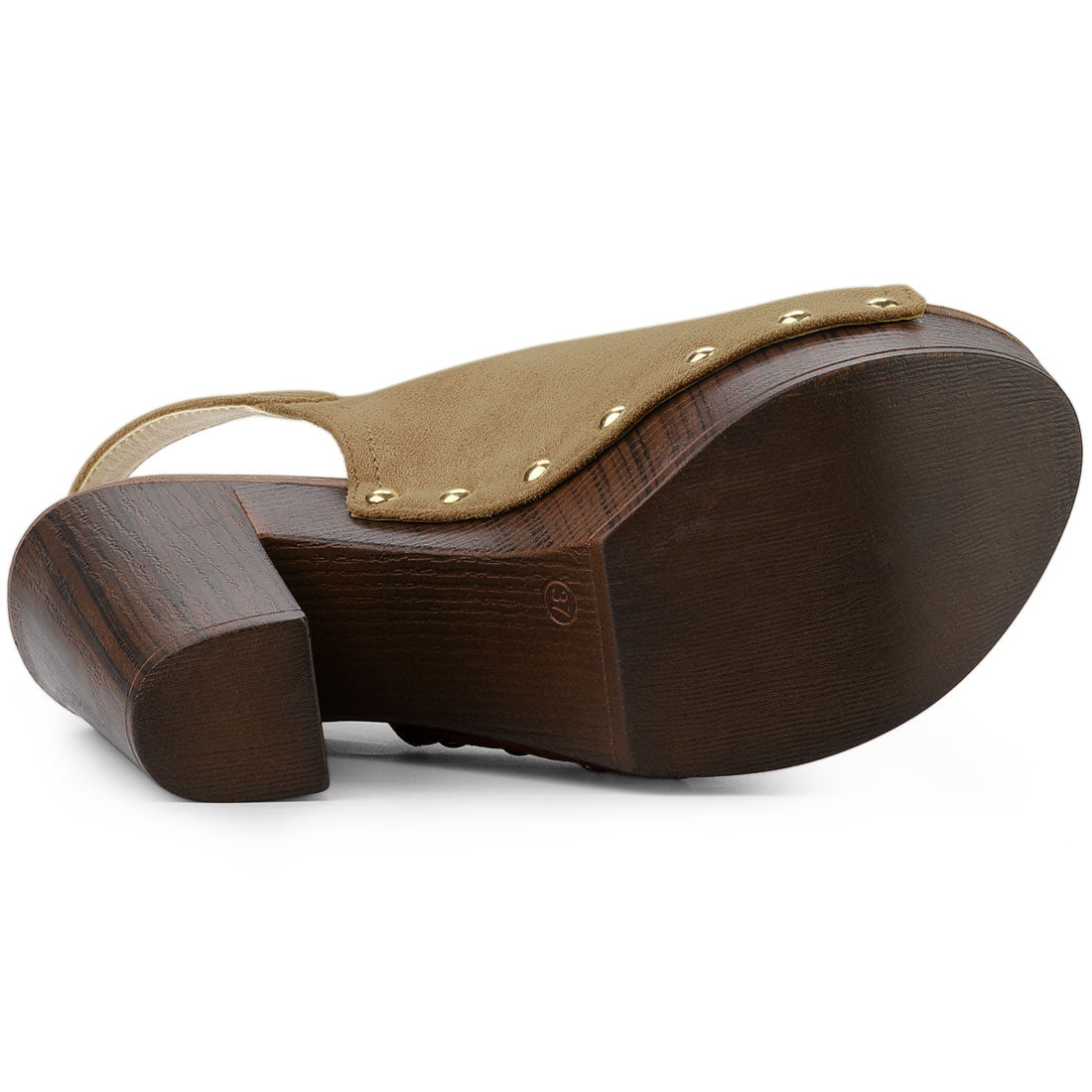 Women's Slingback Platform Chunky Heel Sandals