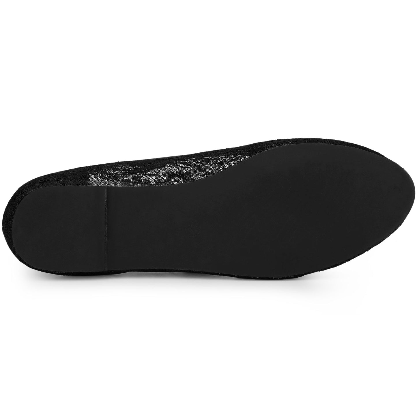 Bailarinas transpirables sin cordones con diseño floral de malla de encaje para mujer