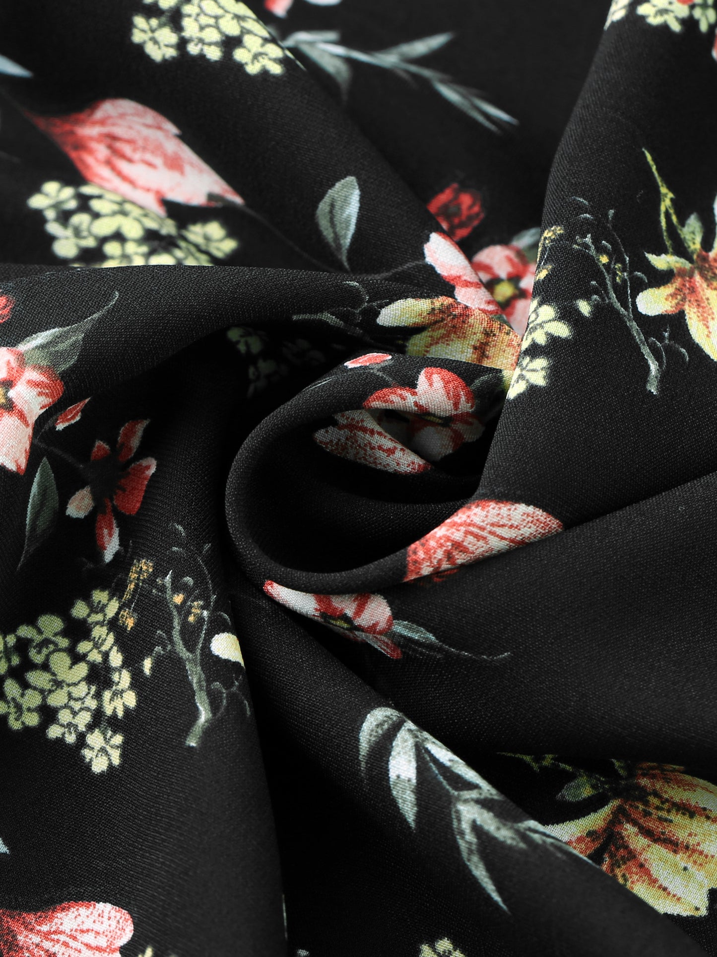 Falda floral de verano de corte A hasta la rodilla para mujer