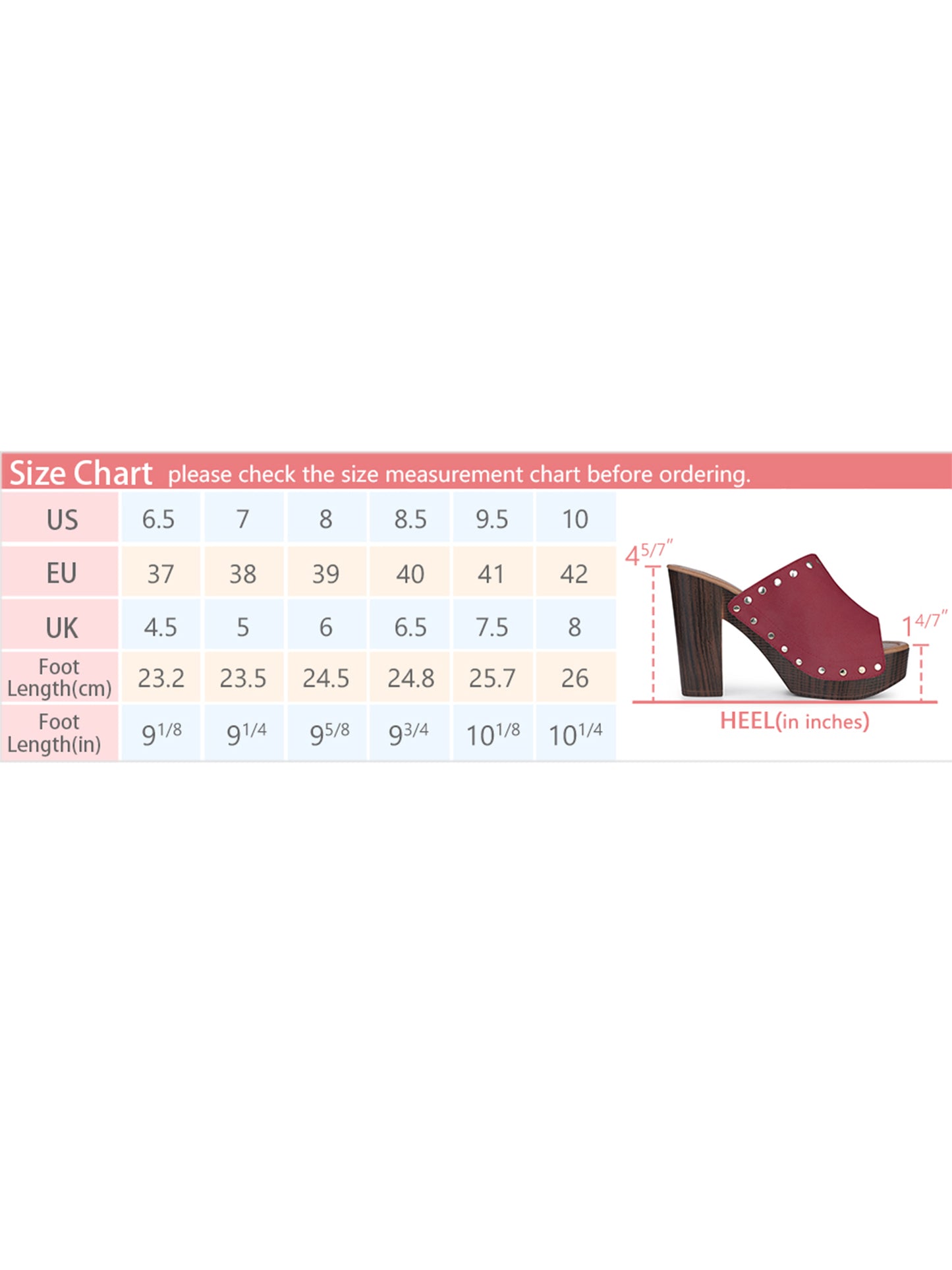 Women Open Toe Platform Chunky Heel Slides Sandals