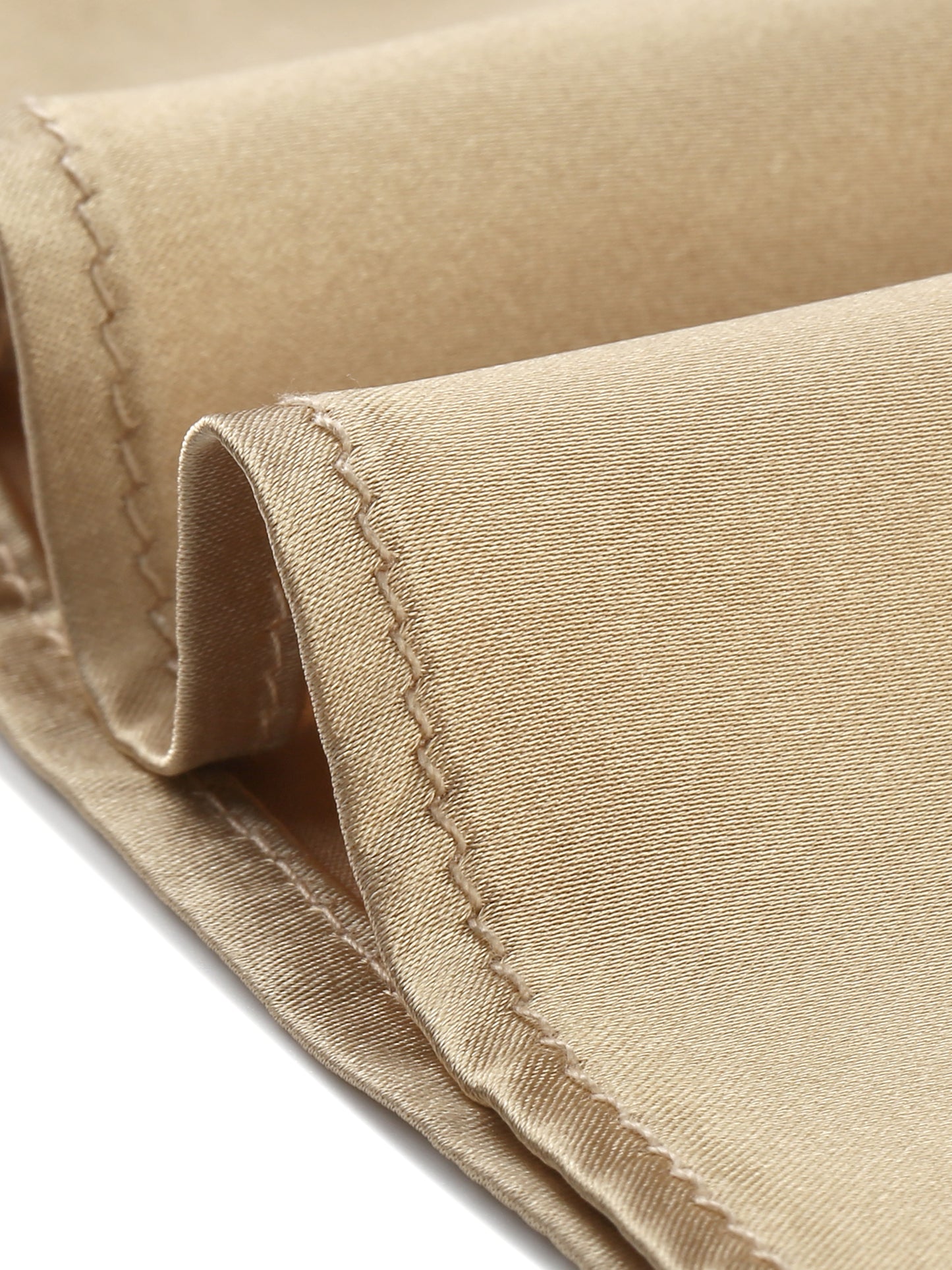 Falda midi asimétrica cruzada con lazo y cintura alta de satén con volantes para mujer