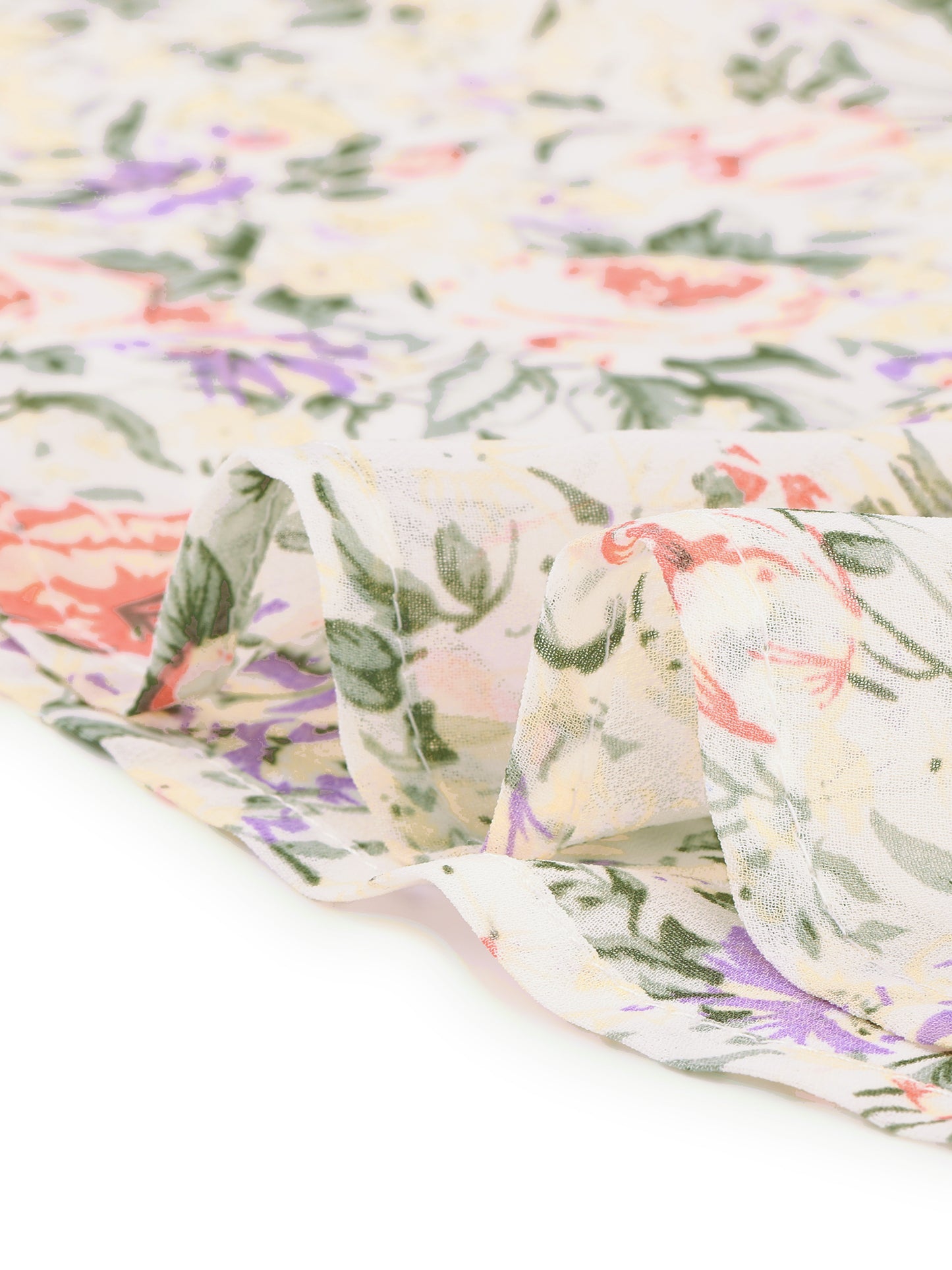 Faldas florales para mujer, primavera, fruncidas, cintura elástica, corte A, por debajo de la rodilla, falda con volantes escalonados