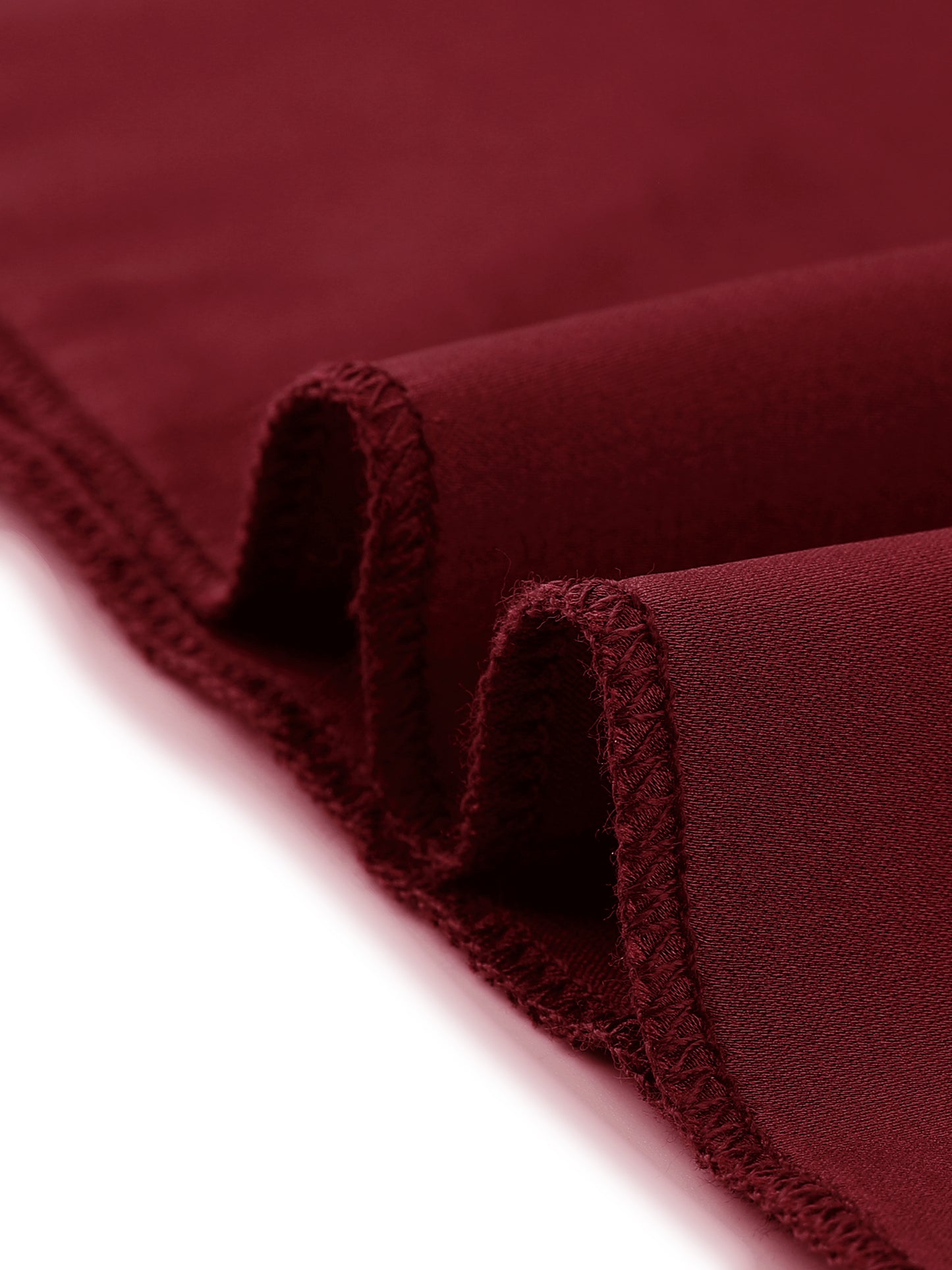 cheibear Satin Lingerie Lace Trim Cami Tops Shorts Sleepwear Pajamas Sets Wine Red