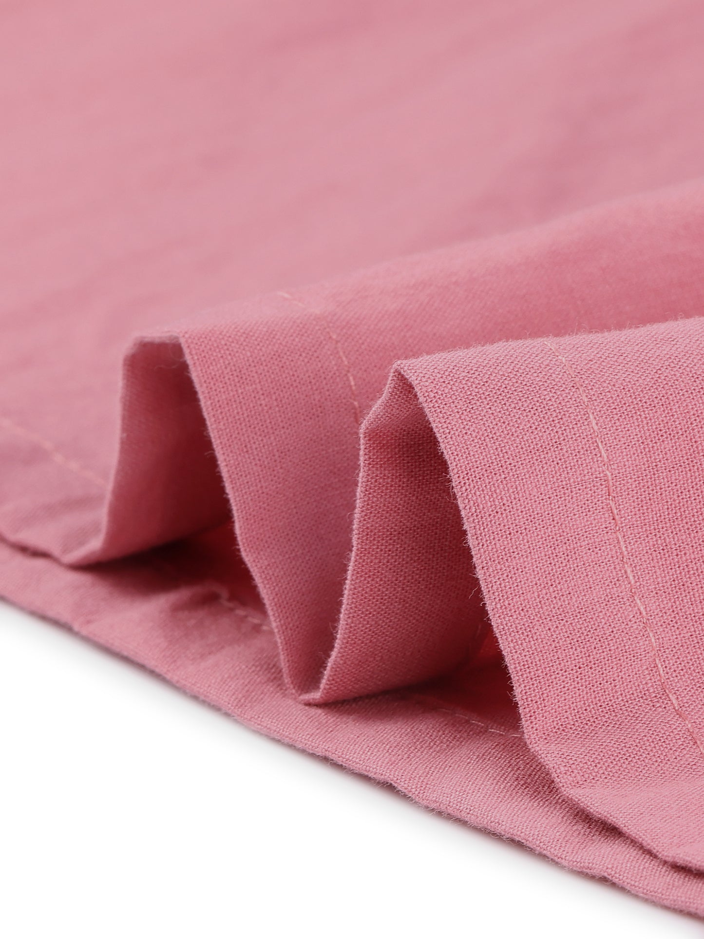 Falda informal de algodón para mujer, estilo campesino, con cintura elástica y bolsillos.