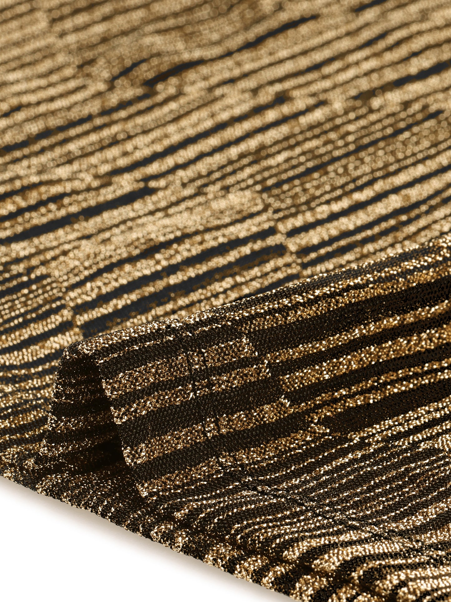 Faldas de talla grande para mujer, cintura elástica, metálicas, con brillo para fiestas