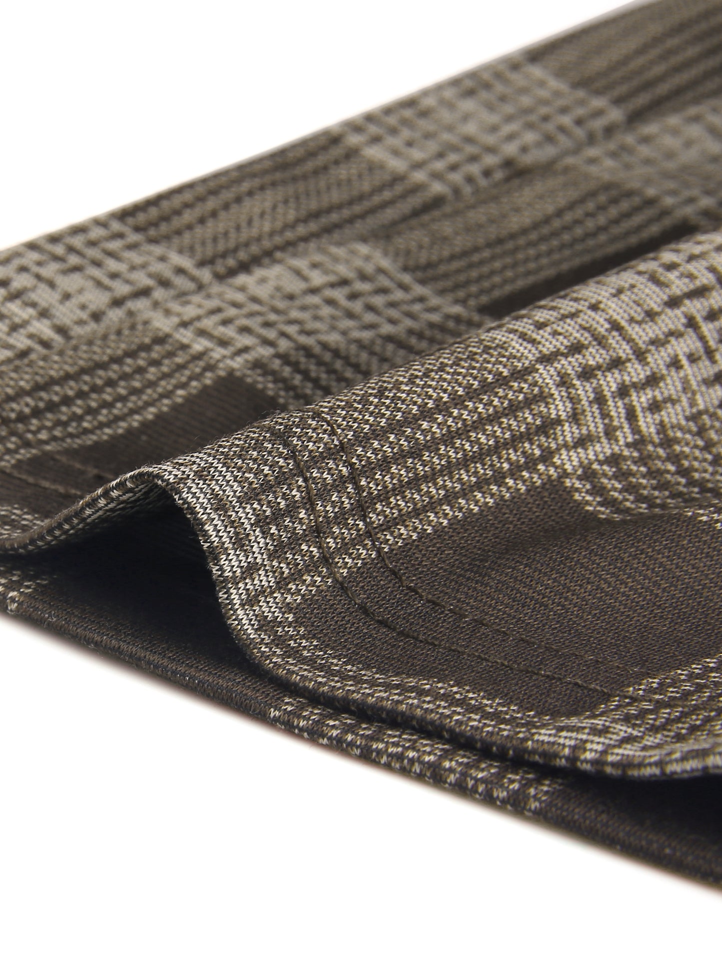 Pantalones de tartán retro para mujer, cintura elástica, rectos y largos