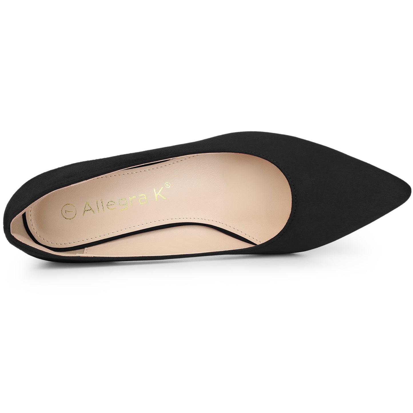 Women's Pointy Toe Slip On Wedges Heels Pumps