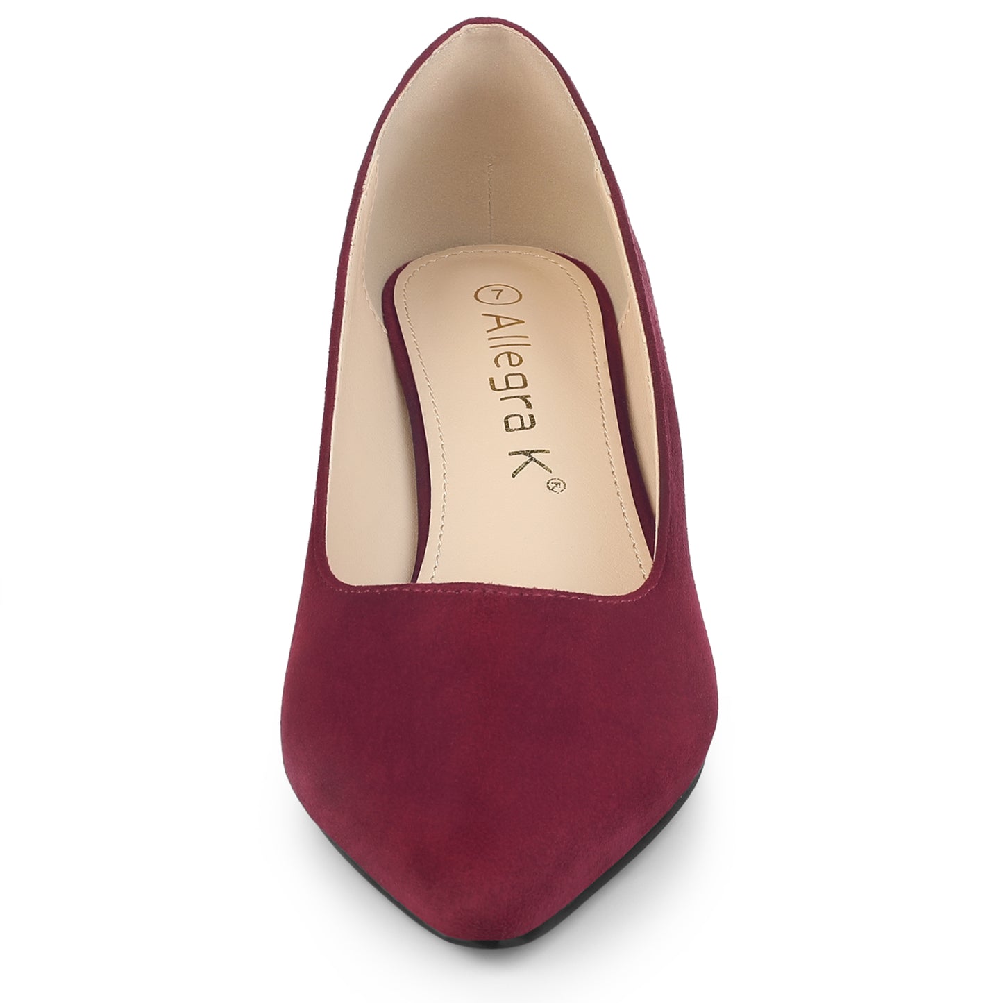 Women's Pointy Toe Slip On Wedges Heels Pumps