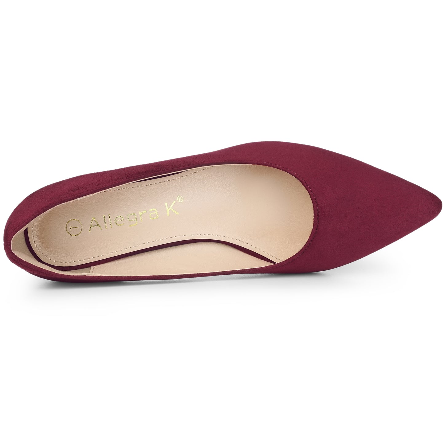 Women's Pointy Toe Slip On Wedges Heels Pumps