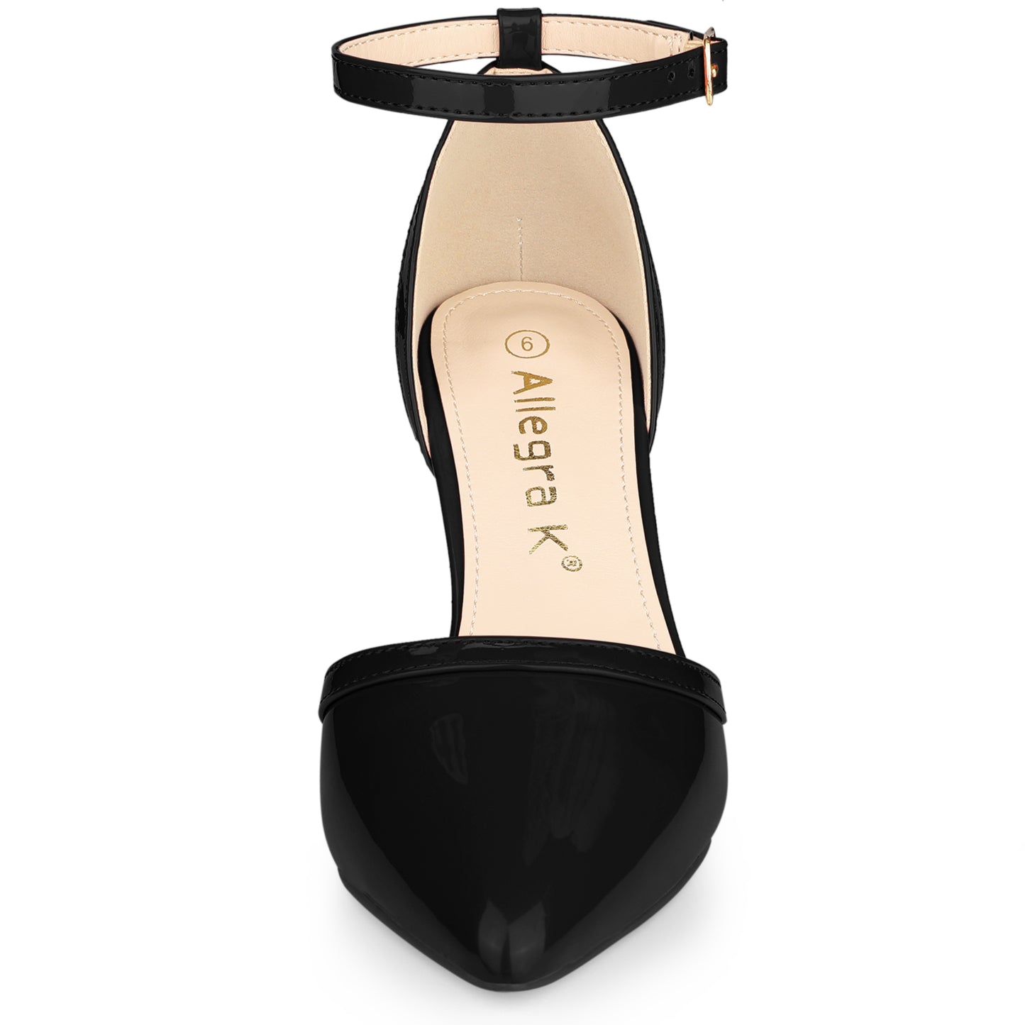Women's Pointed Toe Stiletto High Heel Pumps Ankle Strap Wedding Bridal Evening Party Dress Shoes