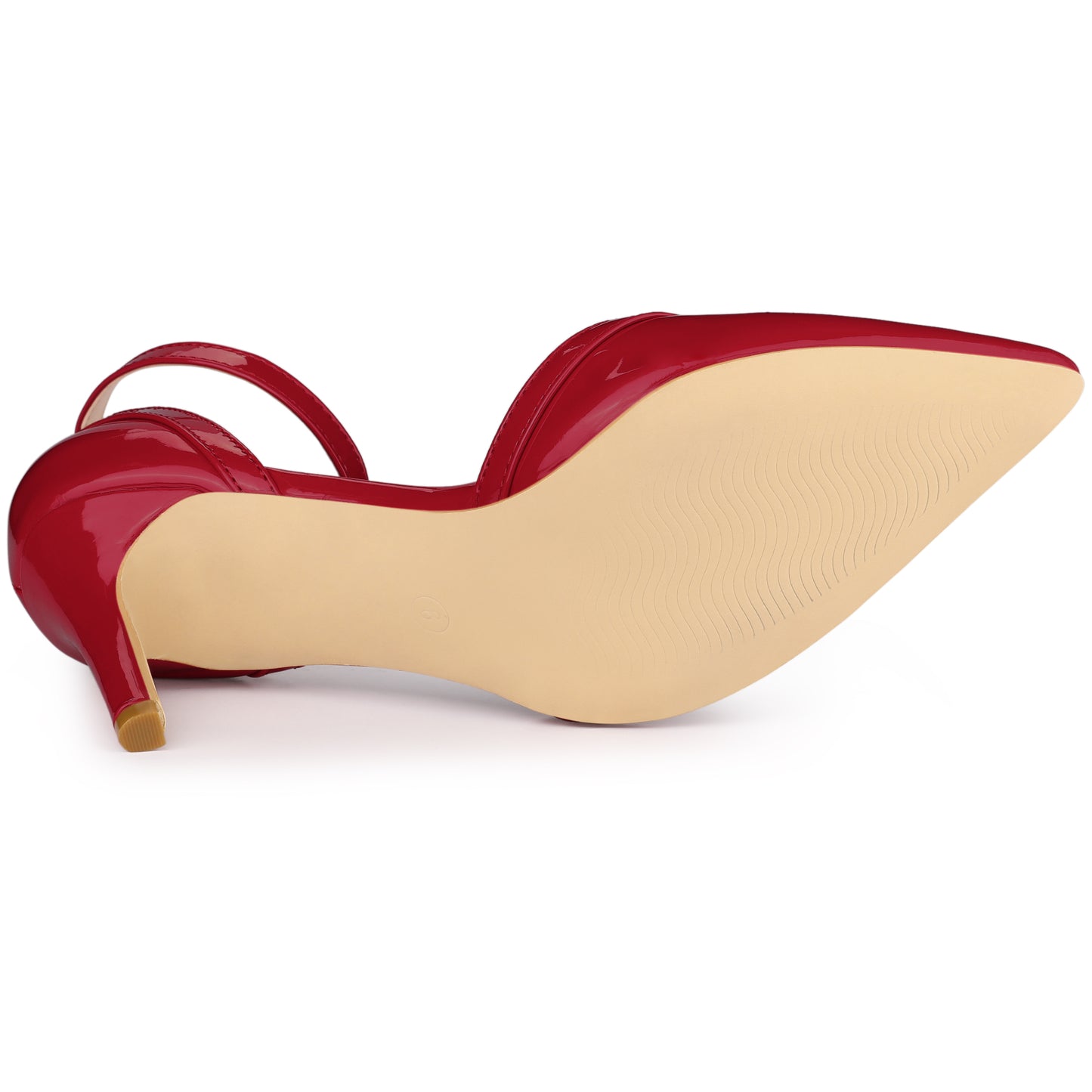 Women's Pointed Toe Stiletto High Heel Pumps Ankle Strap Wedding Bridal Evening Party Dress Shoes