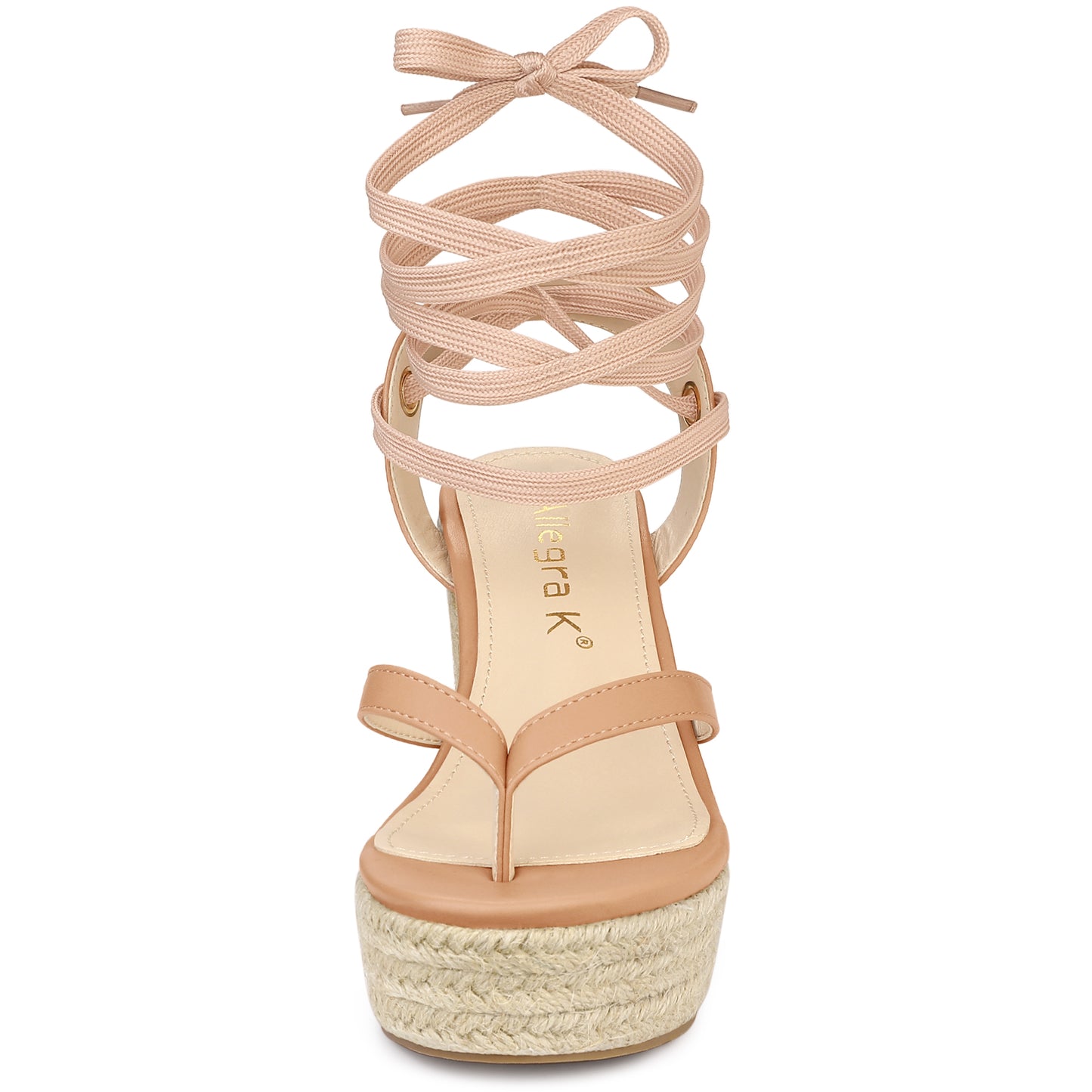 Women's Platform Strappy Slingback Flip Flops Wedge Sandals
