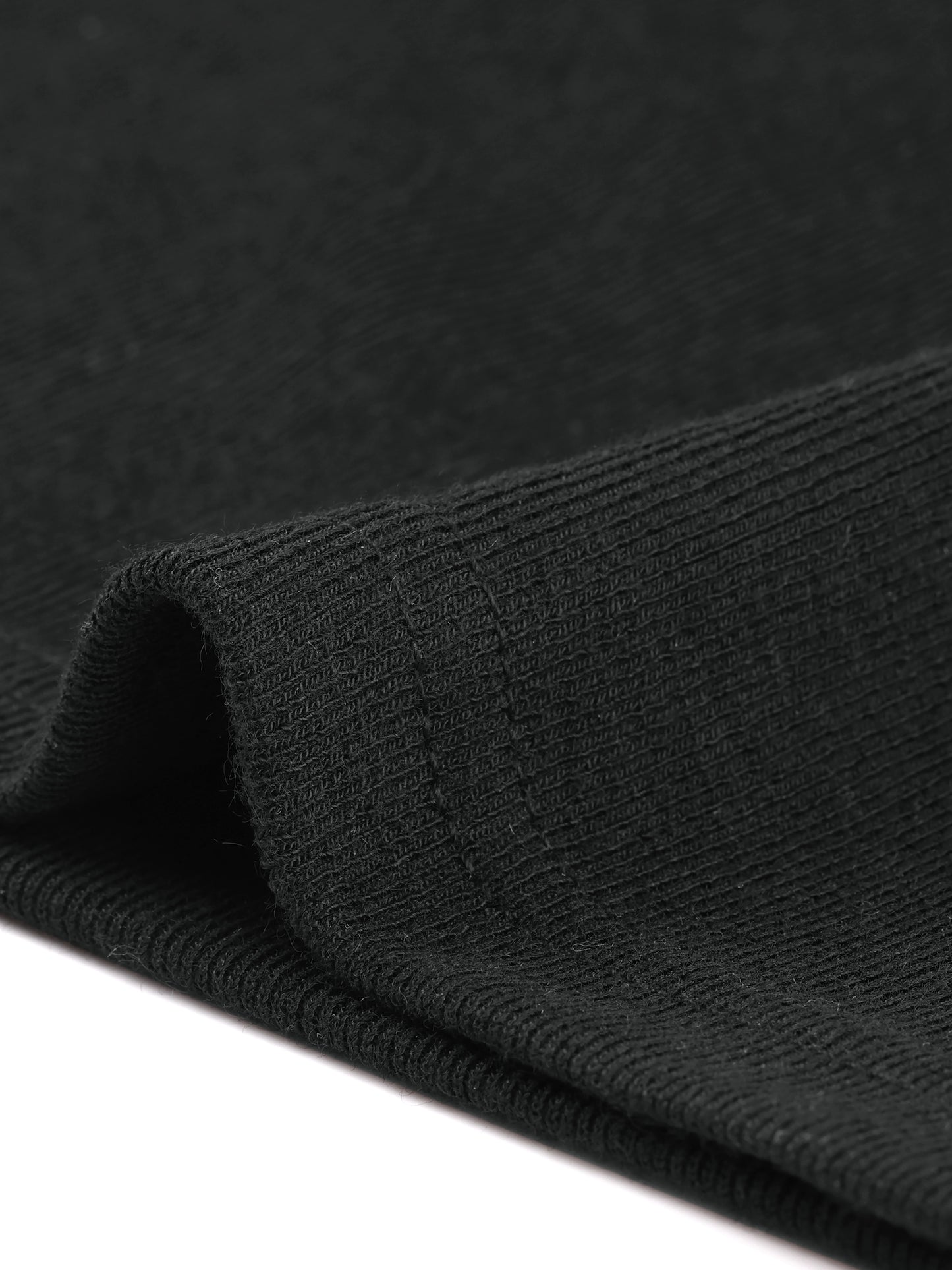 Falda tubo ajustada de punto acanalado con abertura elástica para mujer