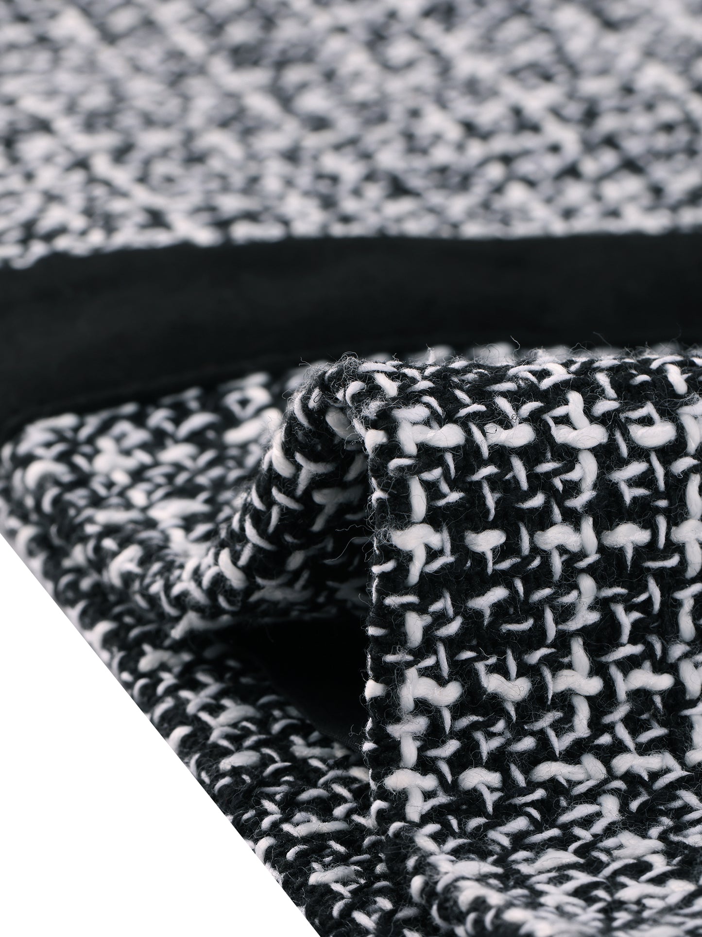 Minifalda de oficina elegante y ajustada con cintura alta y botones decorados de tweed para mujer