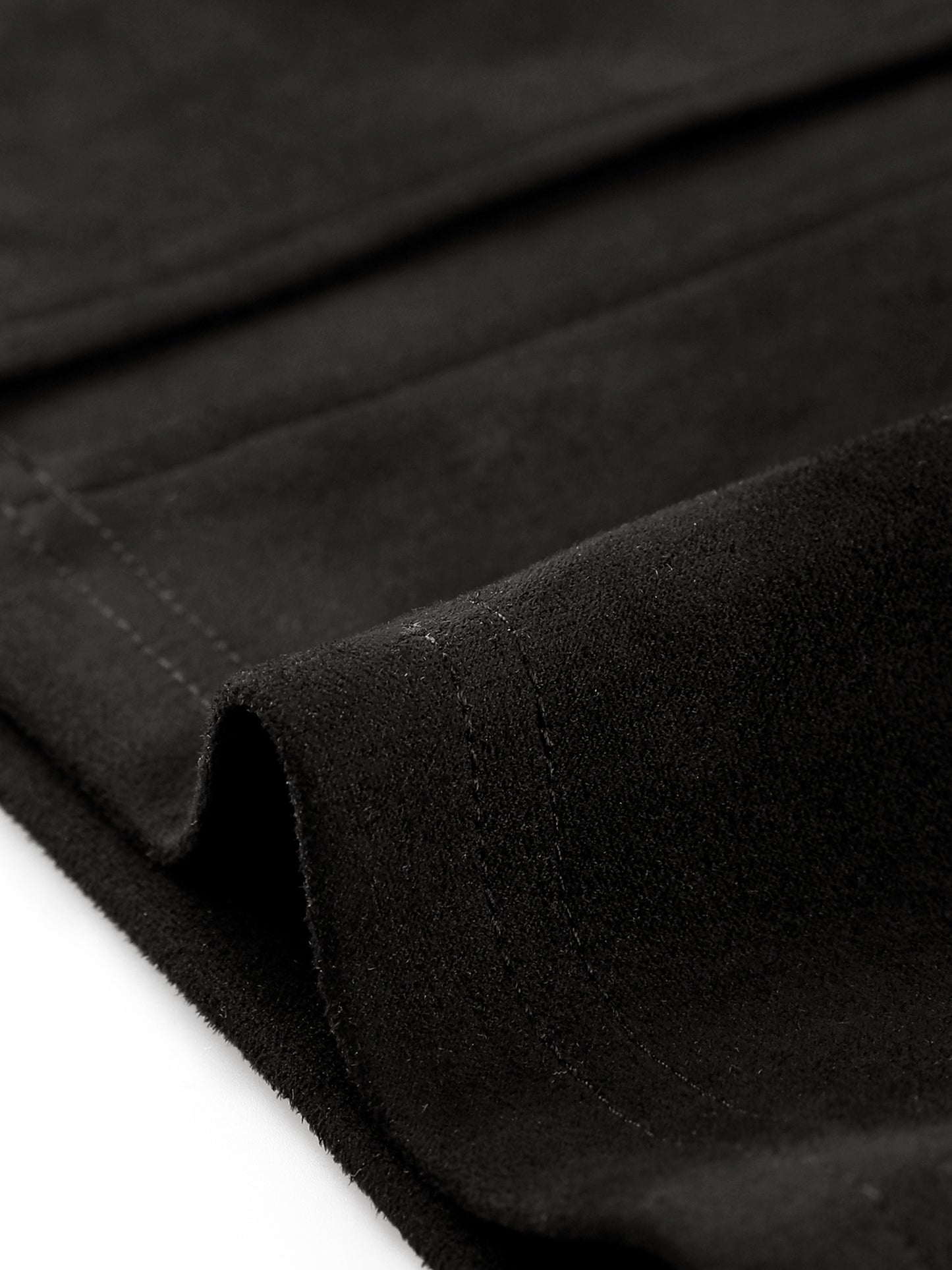 Falda tubo ajustada de cintura alta con cinturón y dobladillo dividido de ante sintético para mujer