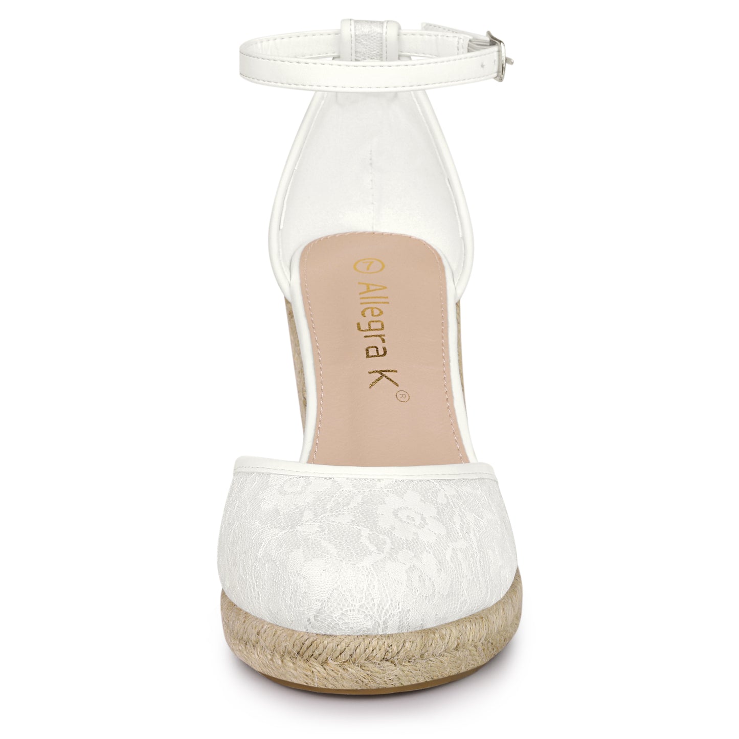 Women's Espadrille Platform Heels Lace Wedge Heel Sandals