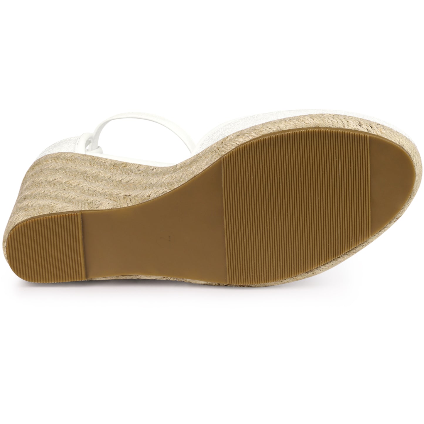 Women's Espadrille Platform Heels Lace Wedge Heel Sandals