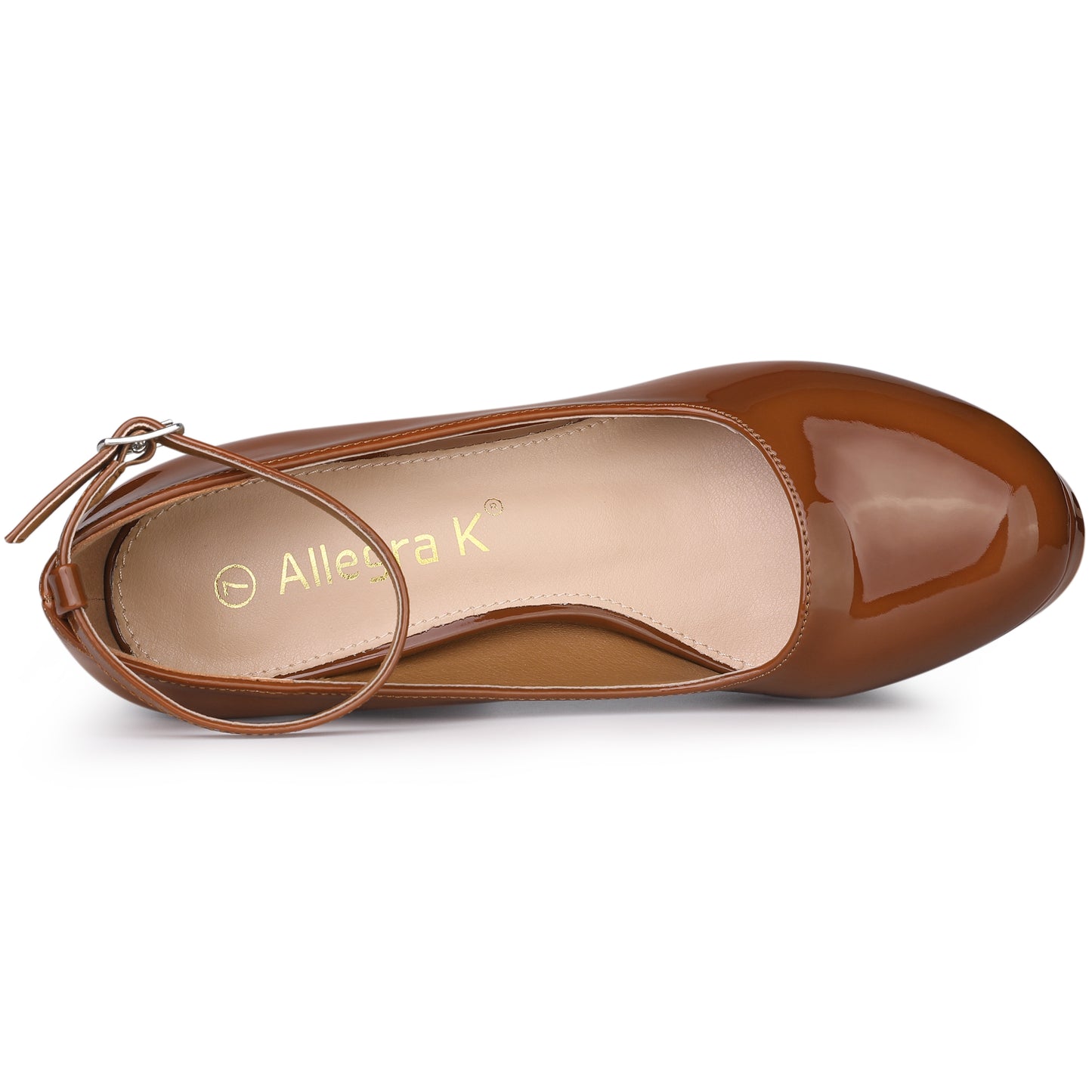 Zapatos Mary Jane de tacón grueso con plataforma y tira al tobillo para mujer