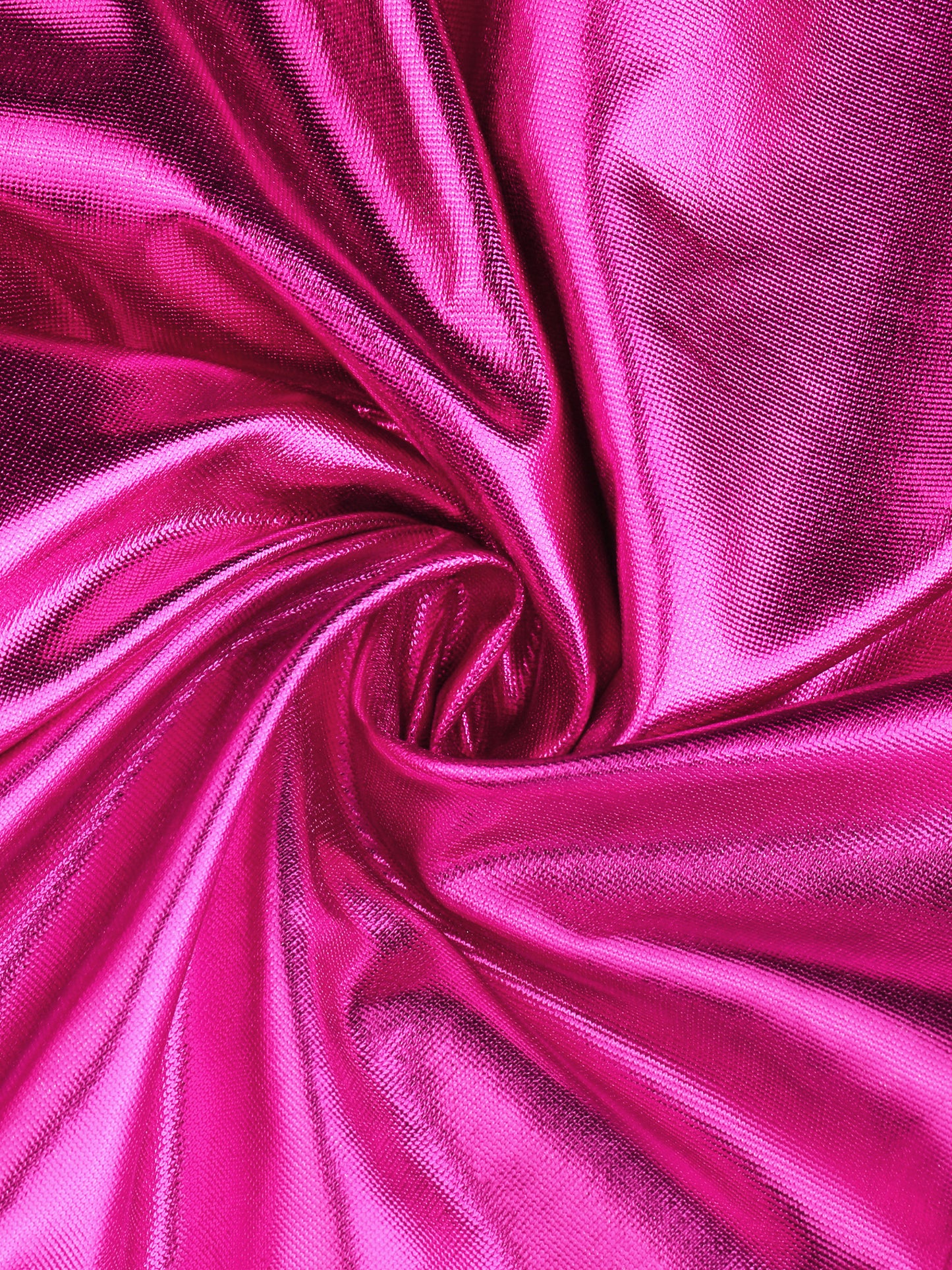 Pantalones metálicos para mujer, con cintura elástica, brillantes y holográficos