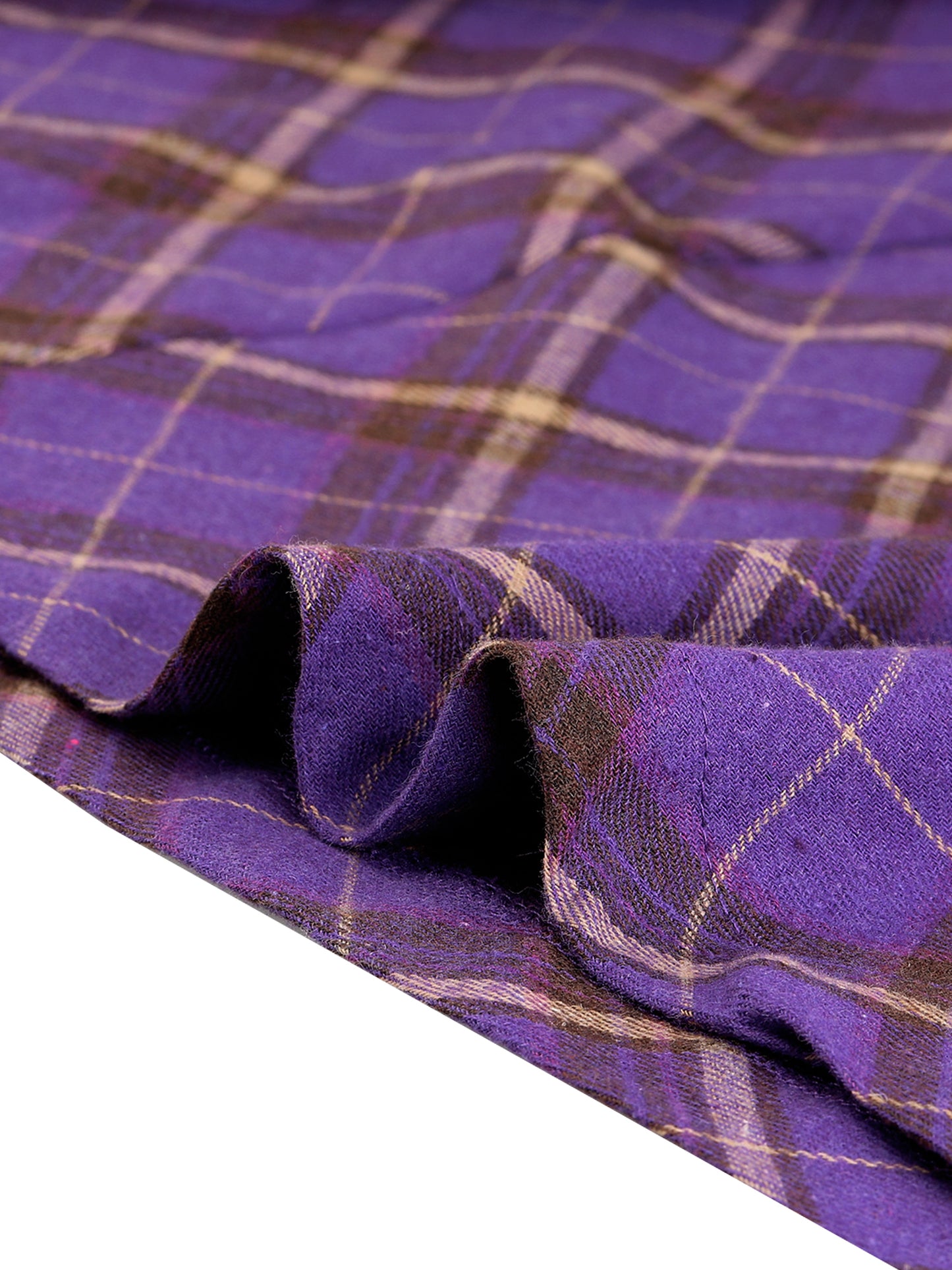 Women's Tartan Plaid High Waist Belted Vintage A-Line Midi Skirt