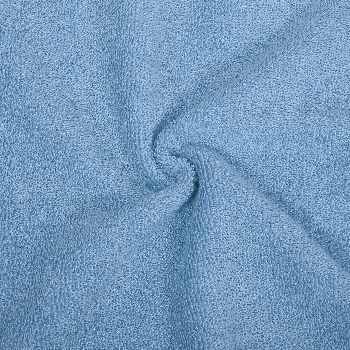 3 Pcs Cotton Bath Towel, Soft Absorbent Classic Towels Set, Blue Gray