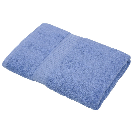 1 Pc Classic Absorbent Cotton Bath Towel, Purple 27.56"x55.12"