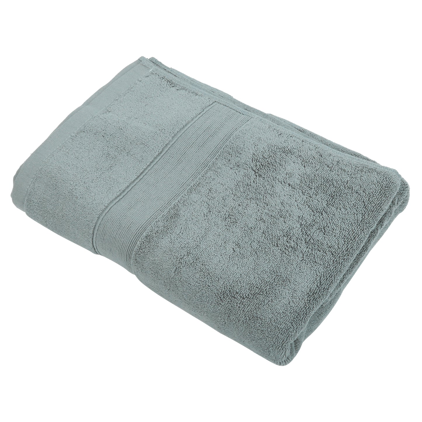 1 Pc Plain Soft Absorbent Cotton Bath Towel, Dark Gray 27.56"x55.12"