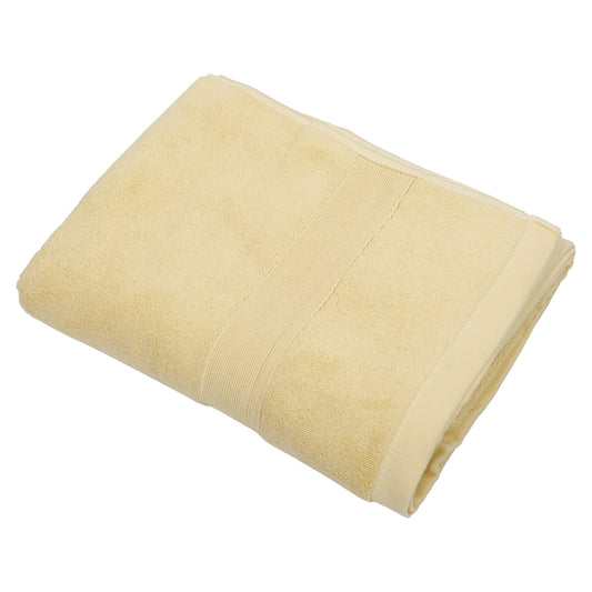 1 Pc Plain Soft Absorbent Cotton Bath Towel, Khaki 27.56"x55.12"