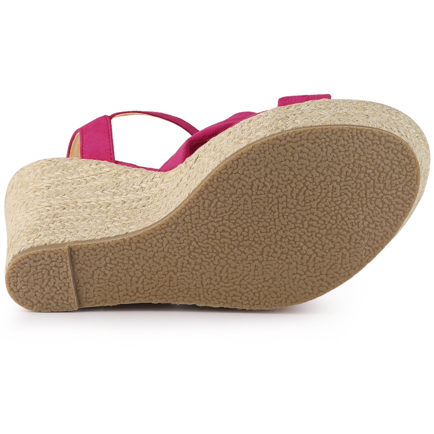Sandalias de plataforma con tacón de cuña y alpargatas para mujer