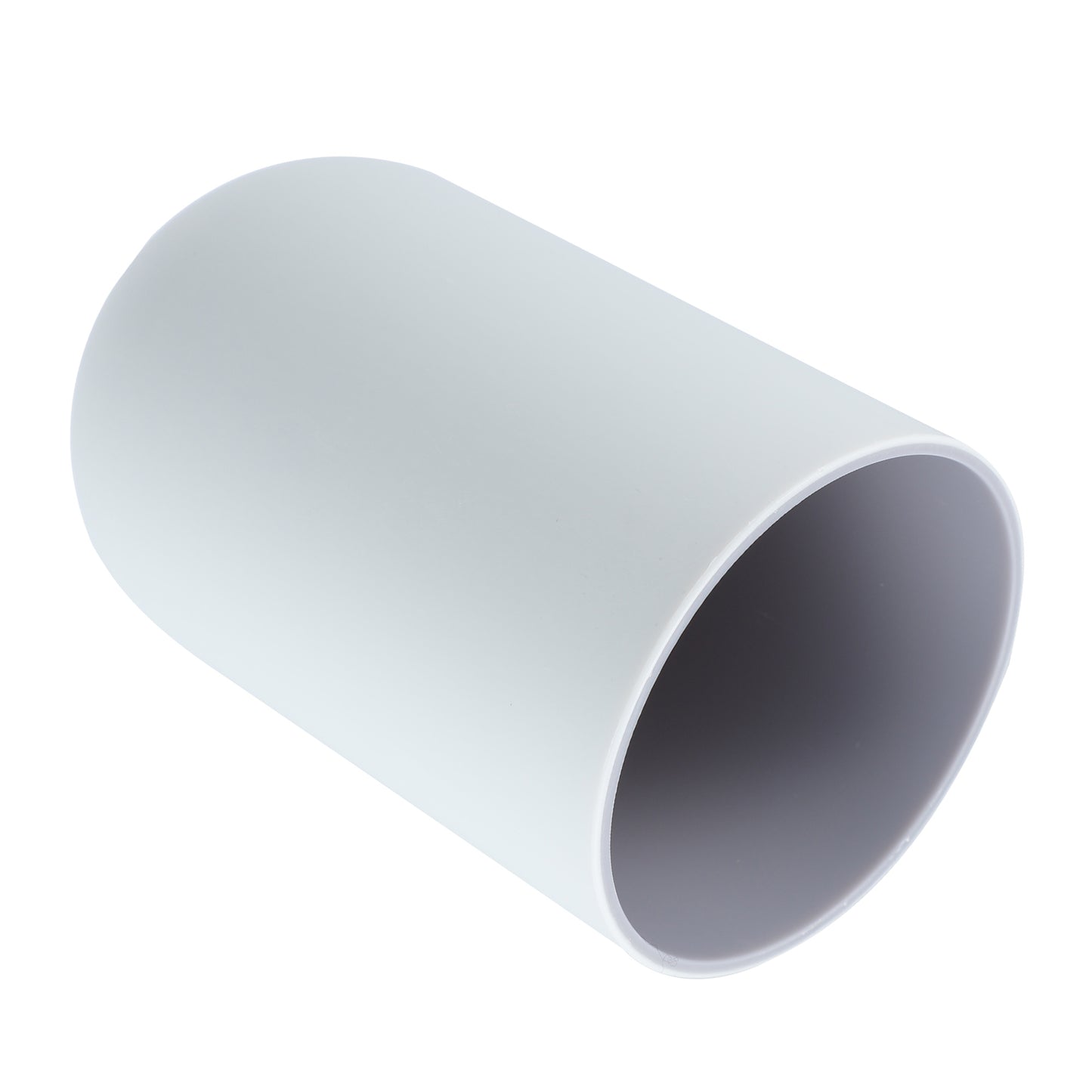 2 vasos de baño, vaso para cepillo de dientes, 11 x 7 cm, 350 ml, color gris
