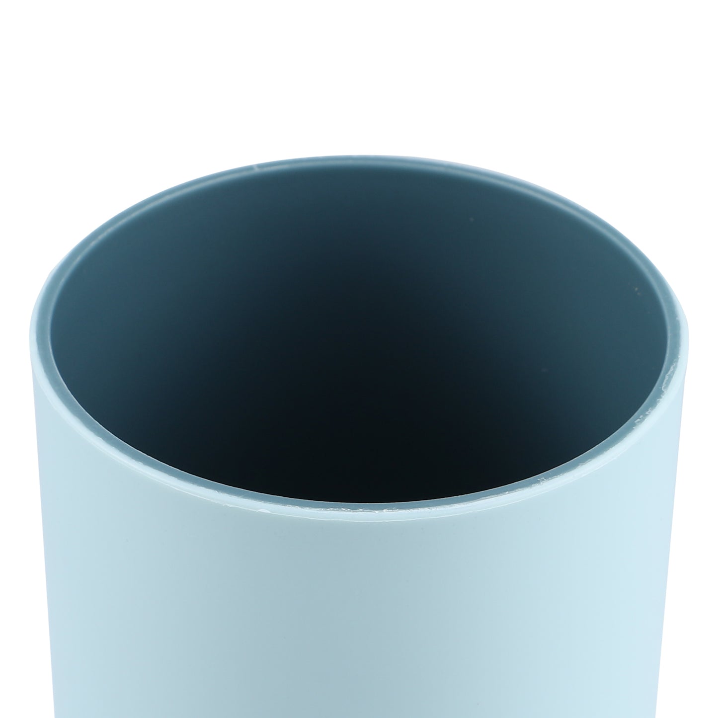 2 Pcs Bathroom Tumblers, Toothbrush Cup, 4.33"x2.76" 350ml Blue, Deep Blue