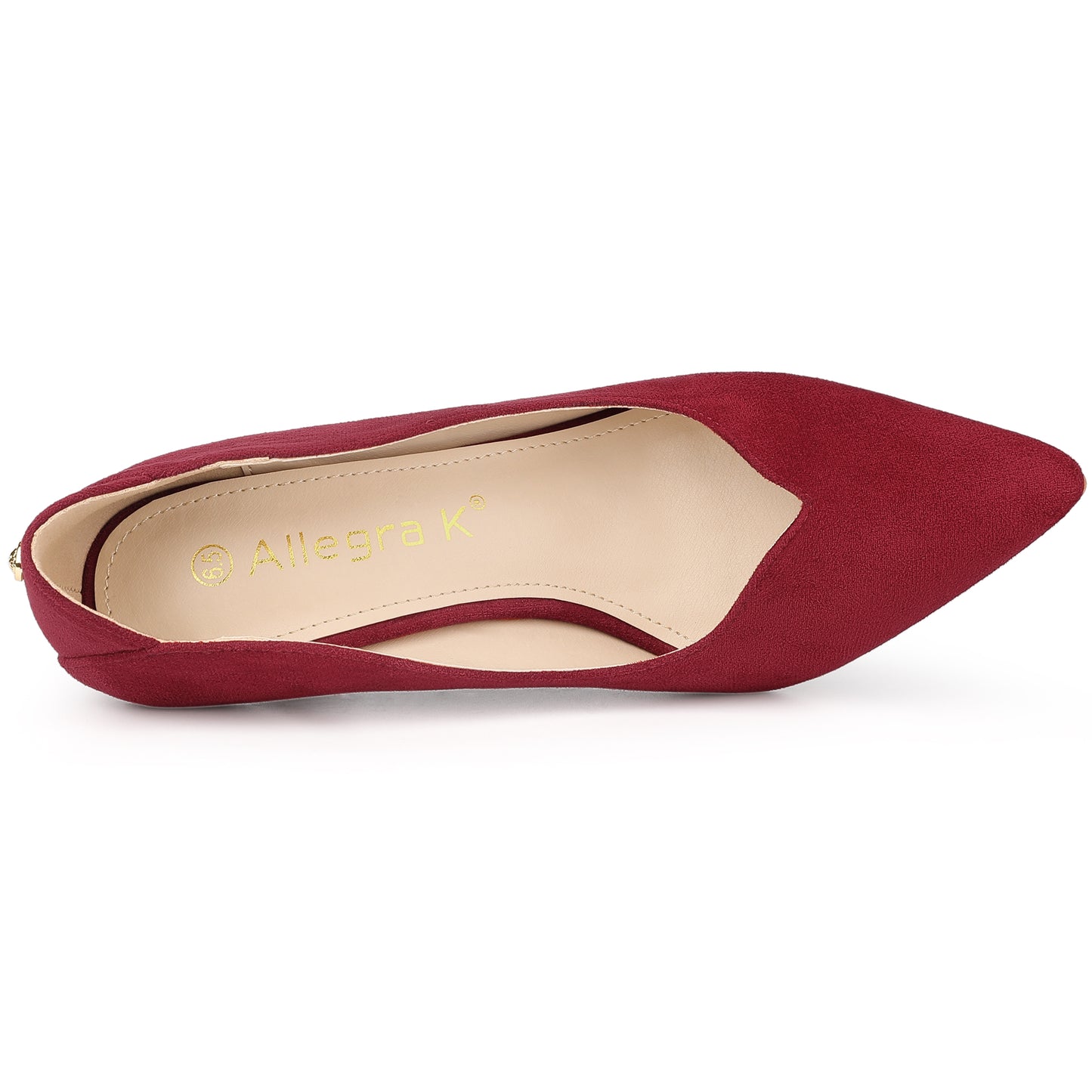 Zapatos de tacón de aguja con punta puntiaguda para mujer