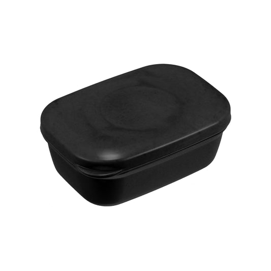 Jabonera de plástico, caja de almacenamiento de jabón para el hogar, baño, cocina, color negro
