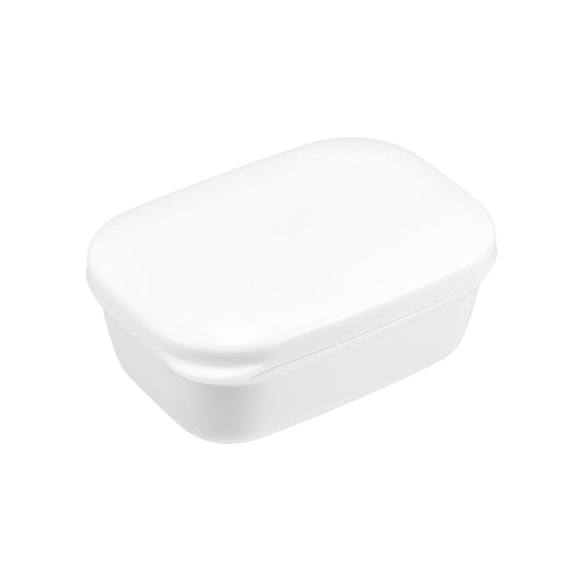Plastic Soap Dish Soap Storage Box for Home Bathroom Kitchen White