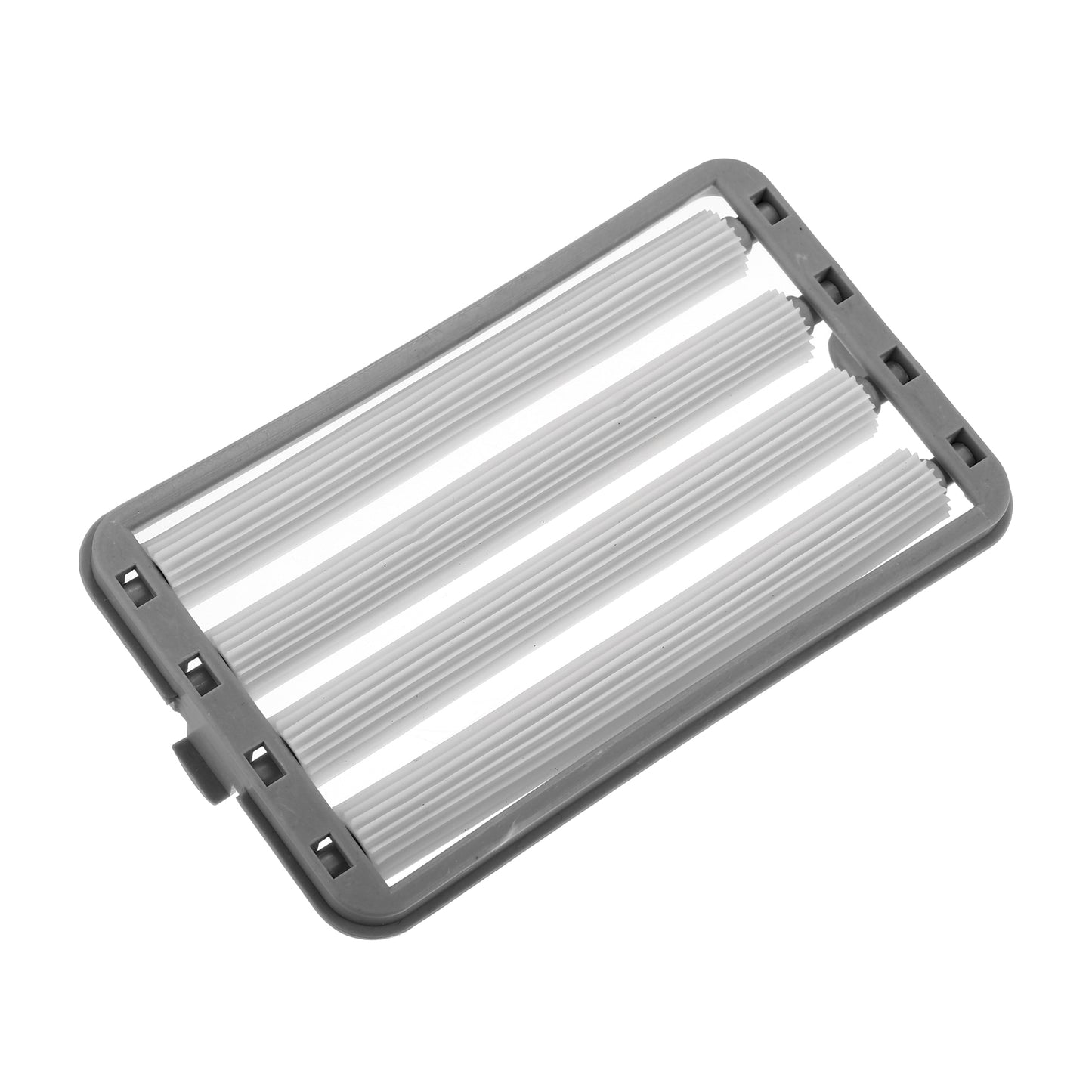 Jabonera multifuncional con desagüe para jabón, color gris