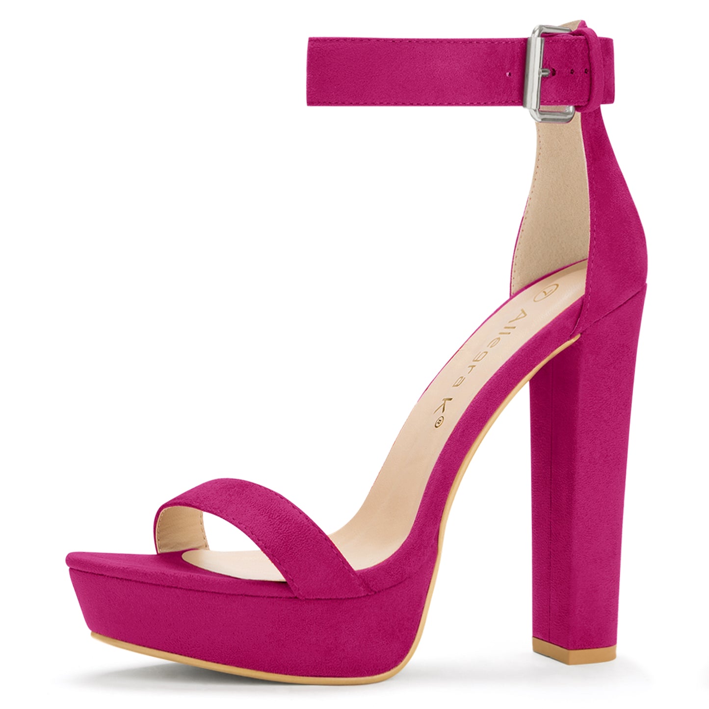Women's High Chunky Heels Ankle Strap Platform Sandals