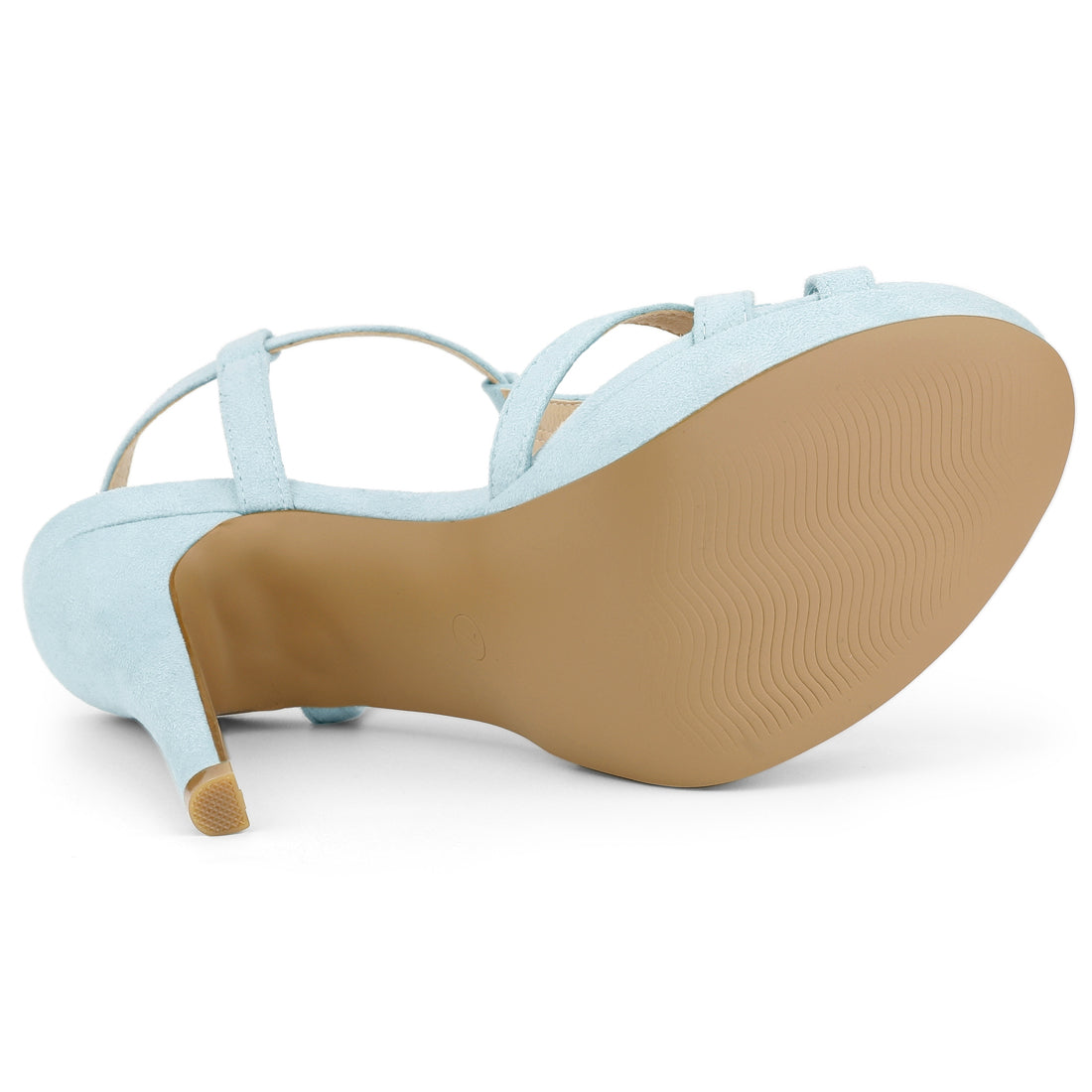 Women's T Strap Slingback Platform Stiletto Heel Sandals