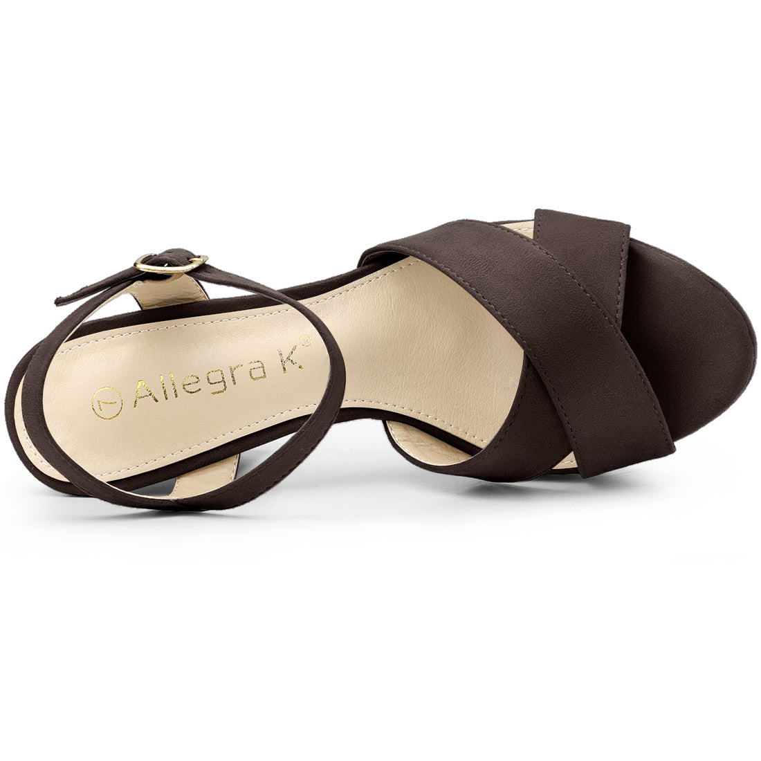 Women's Platform Chunky Heel Slingback Sandals