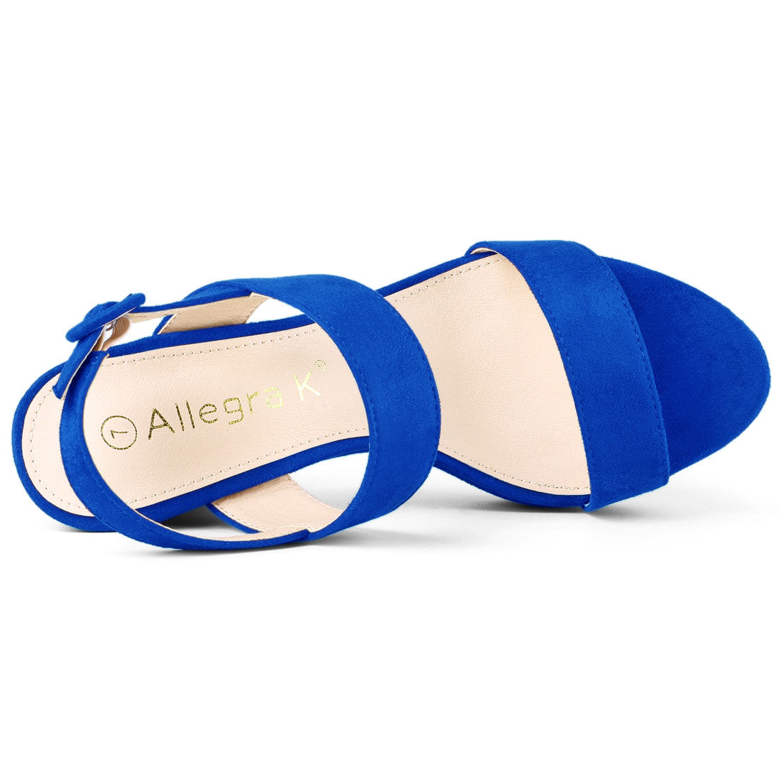 Women's Platform Slingback Block Heeled Sandals