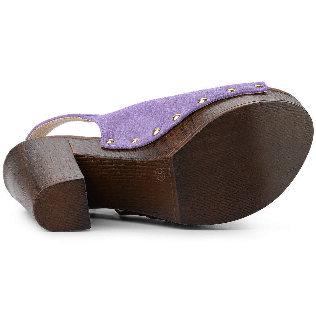Women's Slingback Platform Chunky Heel Sandals