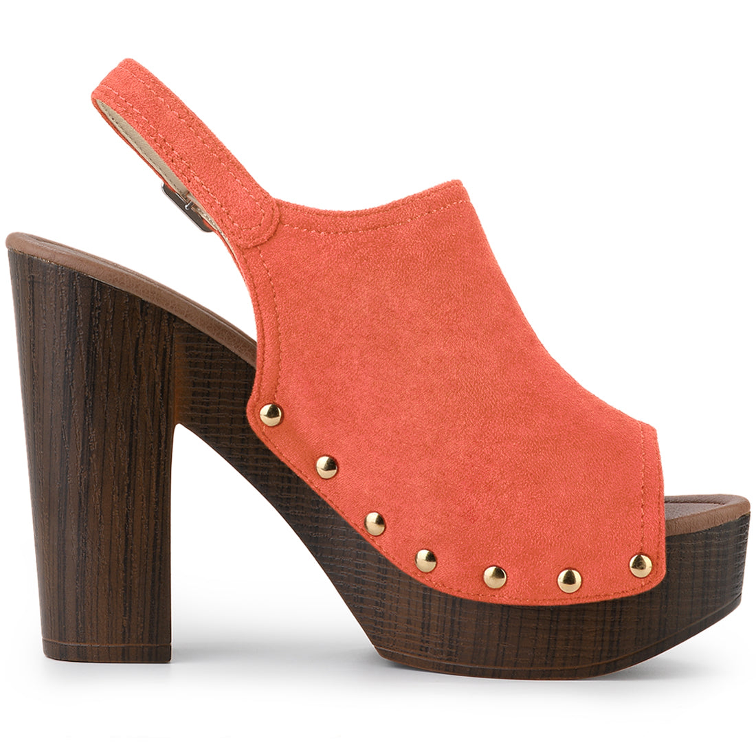 Women's Slingback Platform Chunky Heel Sandals