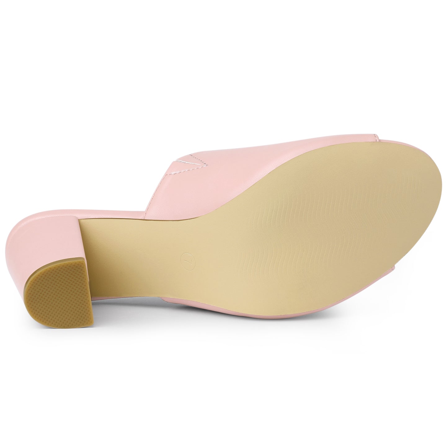 Sandalias de tacón cuadrado sin cordones para mujer