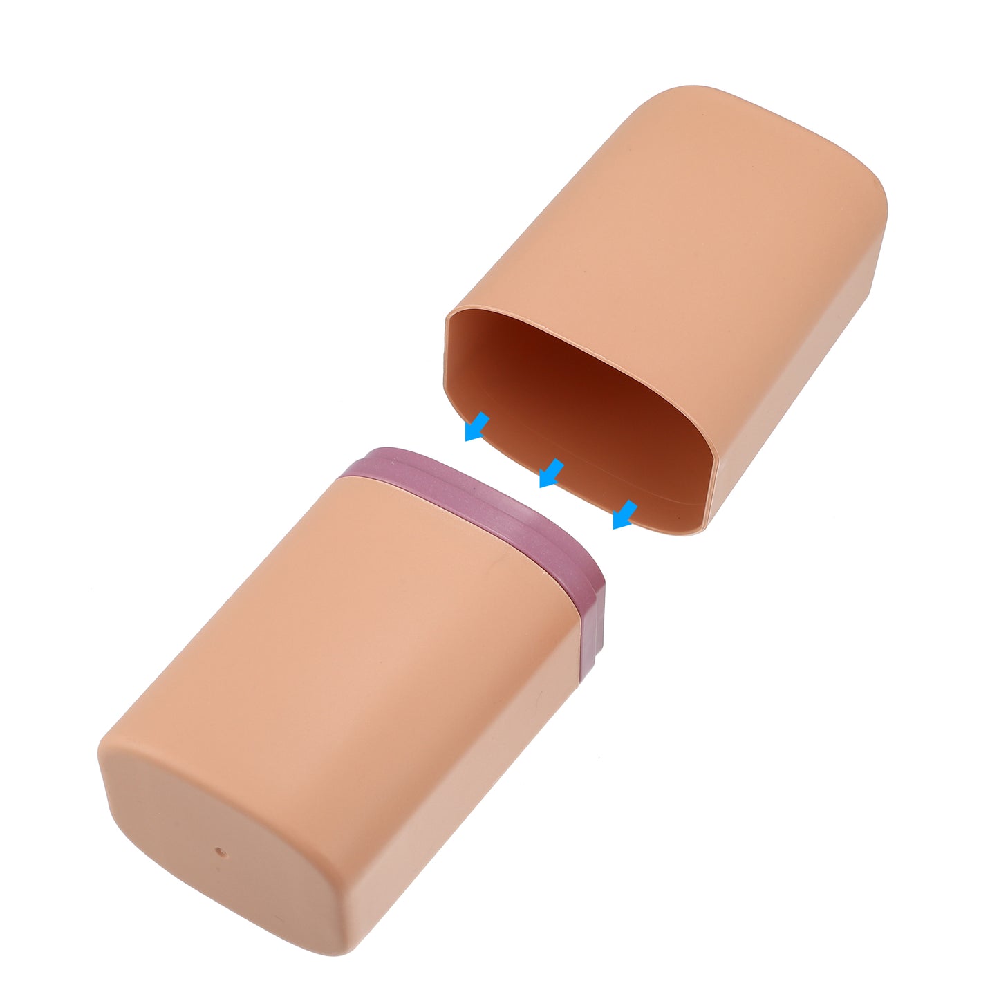 Toothbrush Case Traveling Toothbrush Holders, 7.87"x2.95"x2.17" Pink
