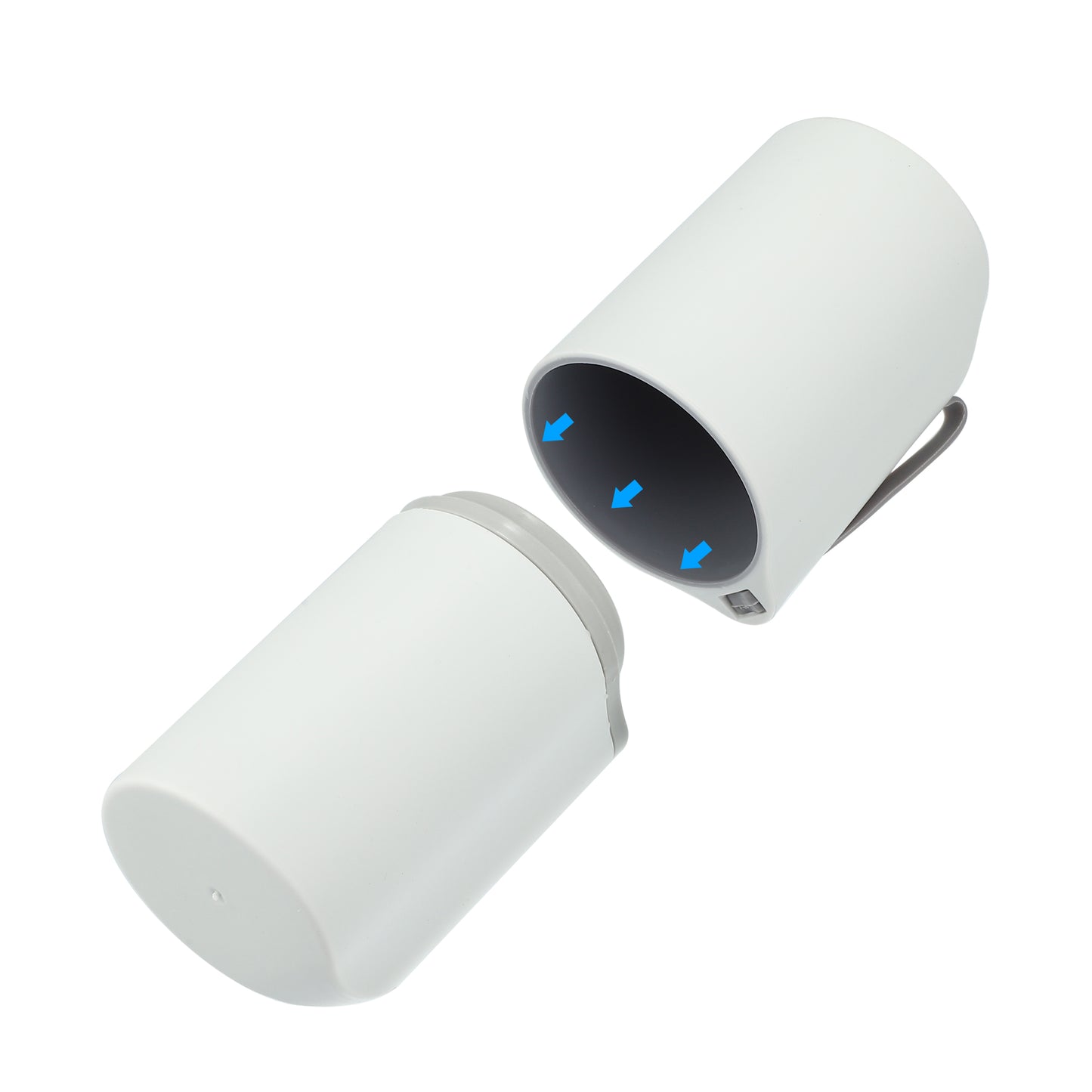 Toothbrush Case, Traveling Toothbrush Holders Case 8.27"x2.76"x3.15" White