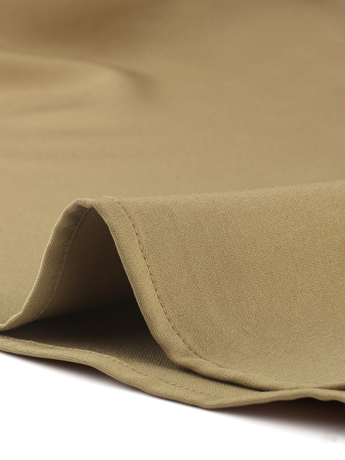 Falda plisada acampanada de cintura alta con botones para oficina informal para mujer