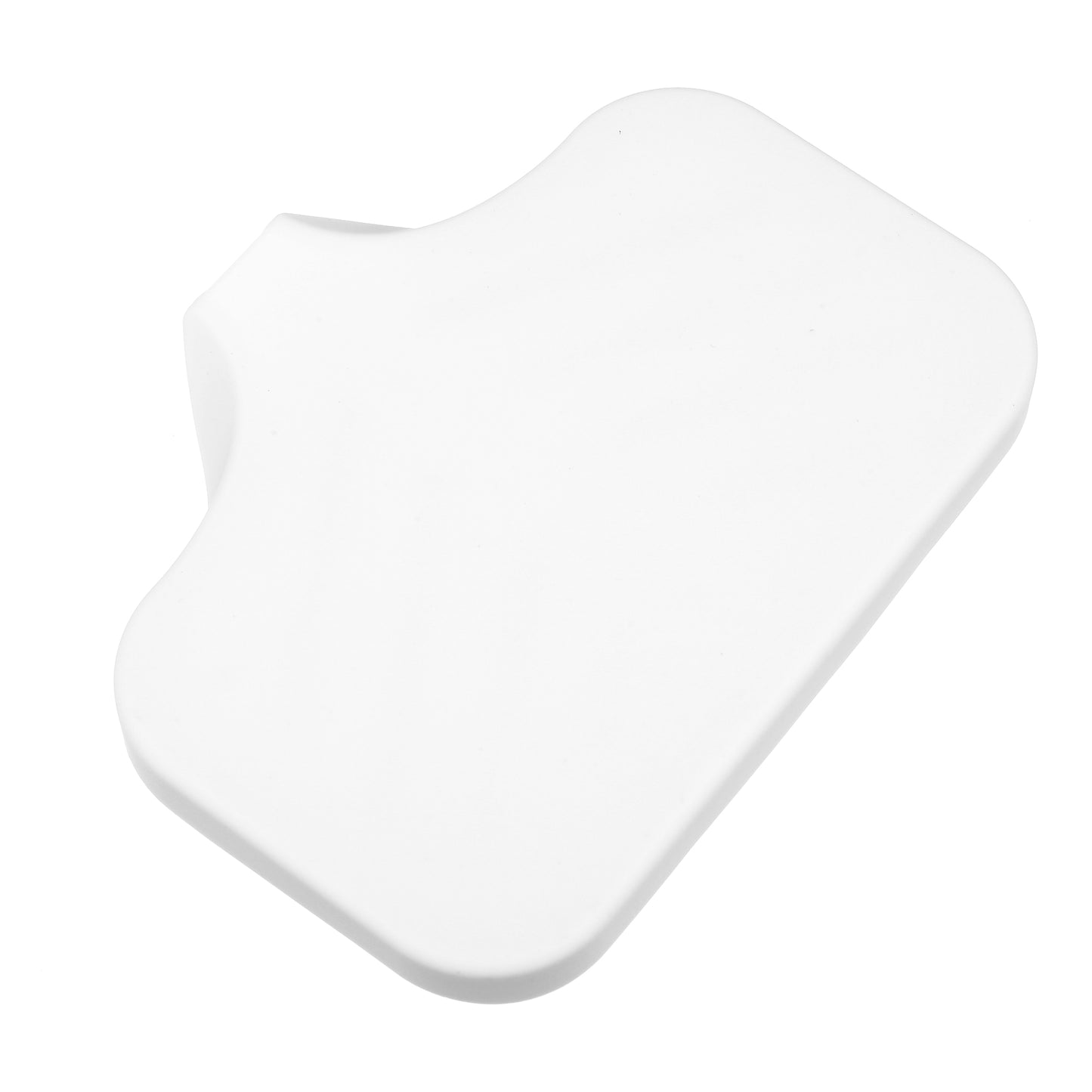 Draining Silicone Soap Dish for Home Bathroom Kitchen, 13.5x10.5cm White